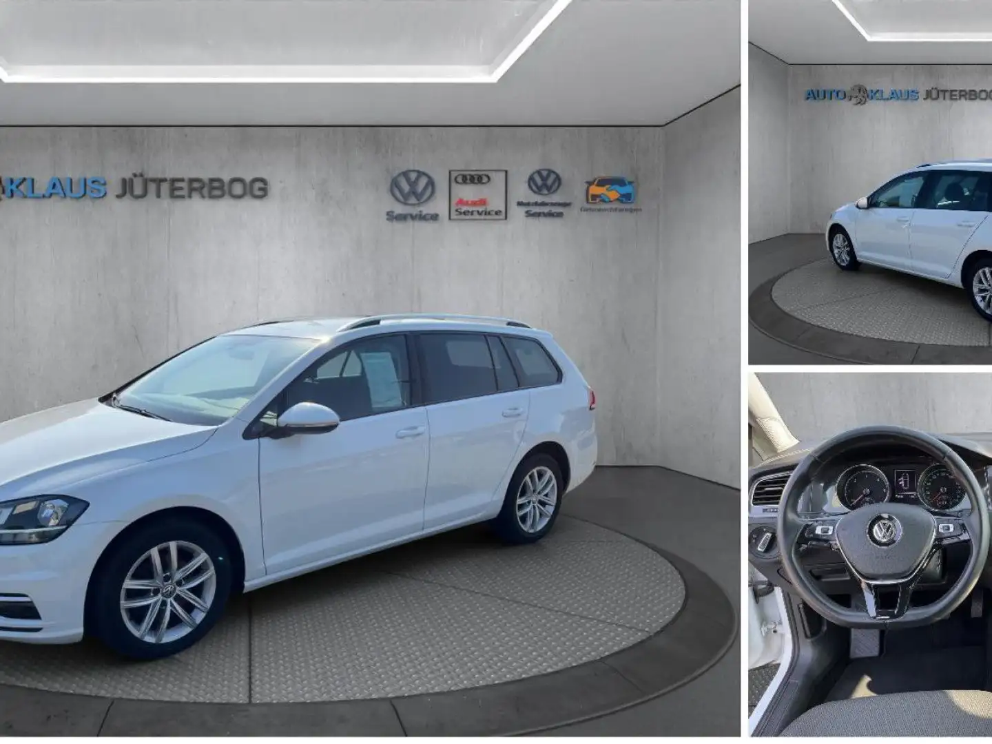 Volkswagen Golf VII Variant 1.6 TDI Comfortline Klima Weiß - 1