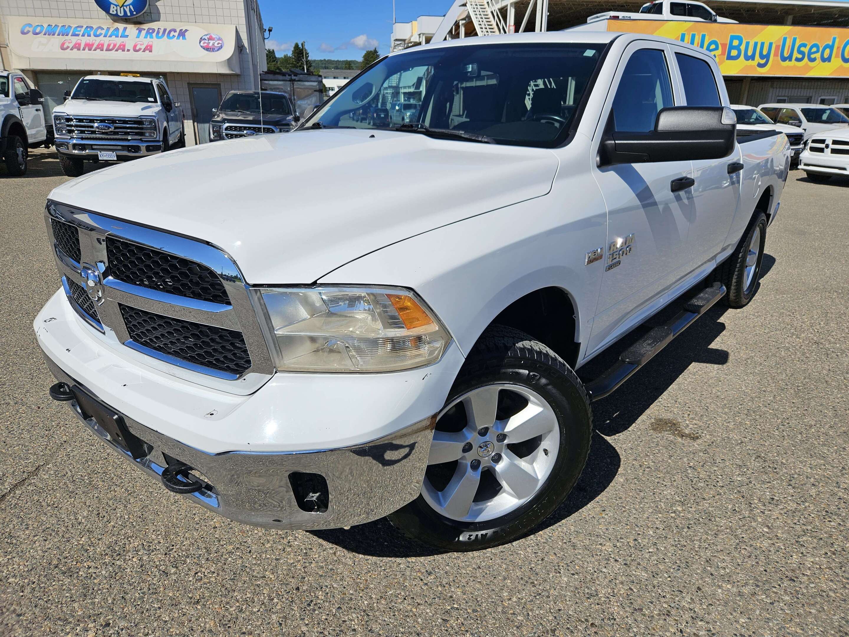 White 2022 RAM 1500 Pickup Truck Four-Wheel Drive 8-Speed Automatic