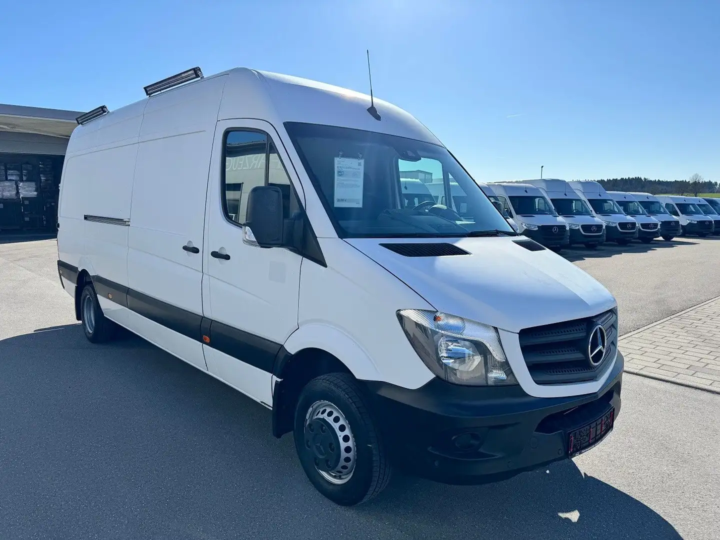 Mercedes-Benz Sprinter 516 CDI Maxi Lang Klima AHK Weiß - 2