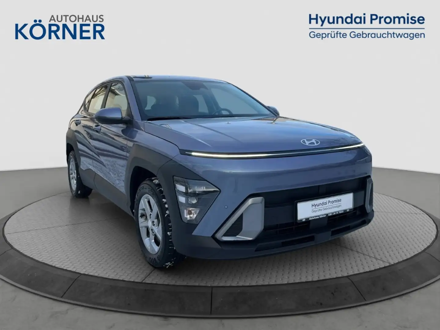 Hyundai KONA Hybrid SELECT 1.6 GDi *LED*SITZHZG*NAVI*CAM* Bleu - 1