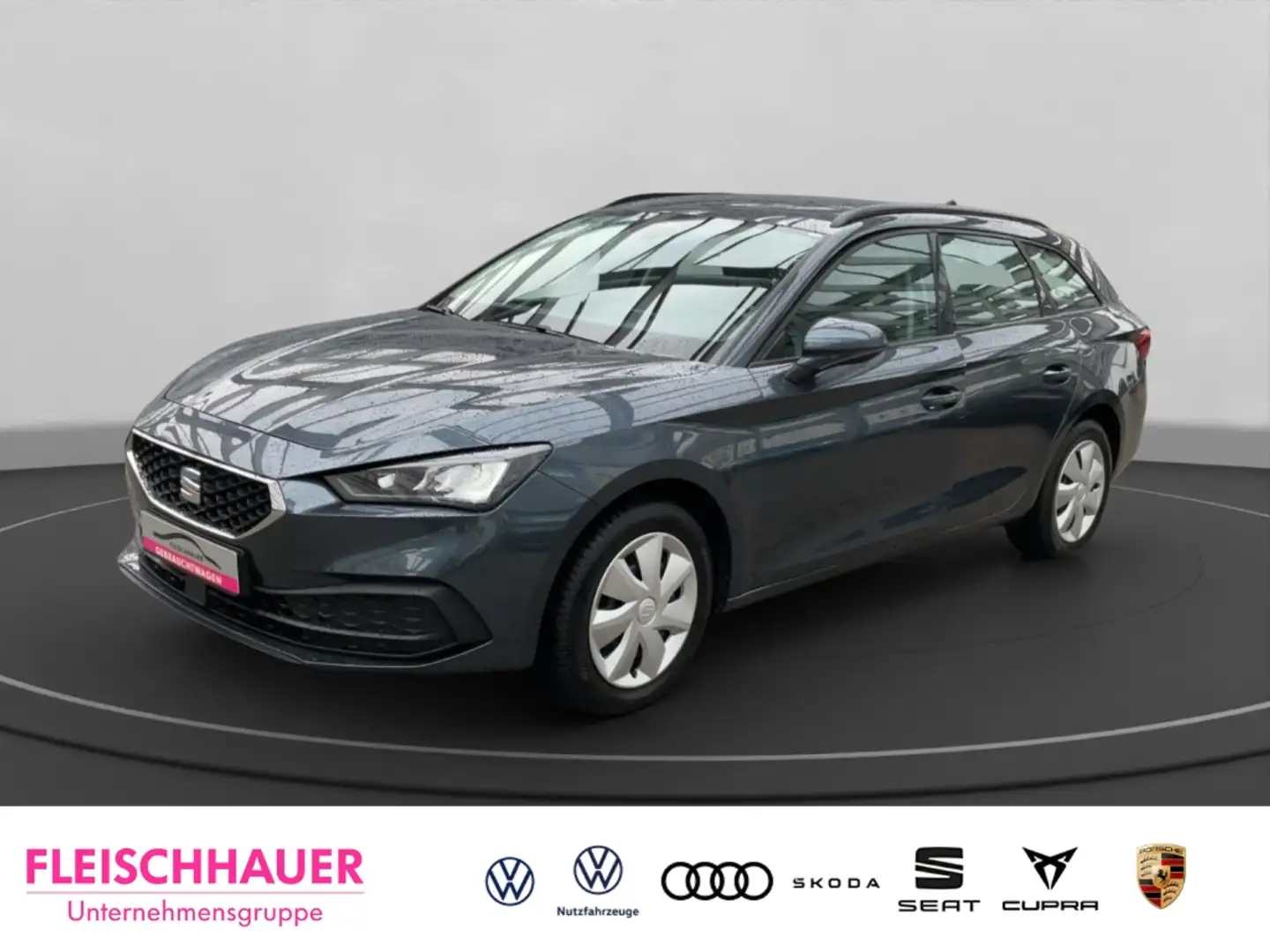 SEAT Leon Sportstourer 2.0 TDI Navi Digitales Cockpit LED Kl Grau - 1