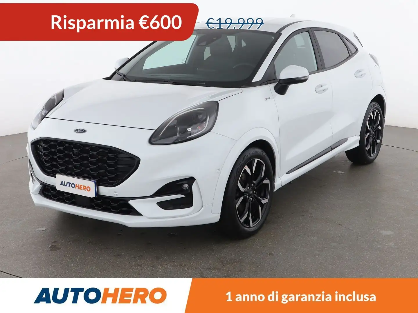 Ford Puma 1.0 EcoBoost ST-Line X 123 CV MHEV Bianco - 1