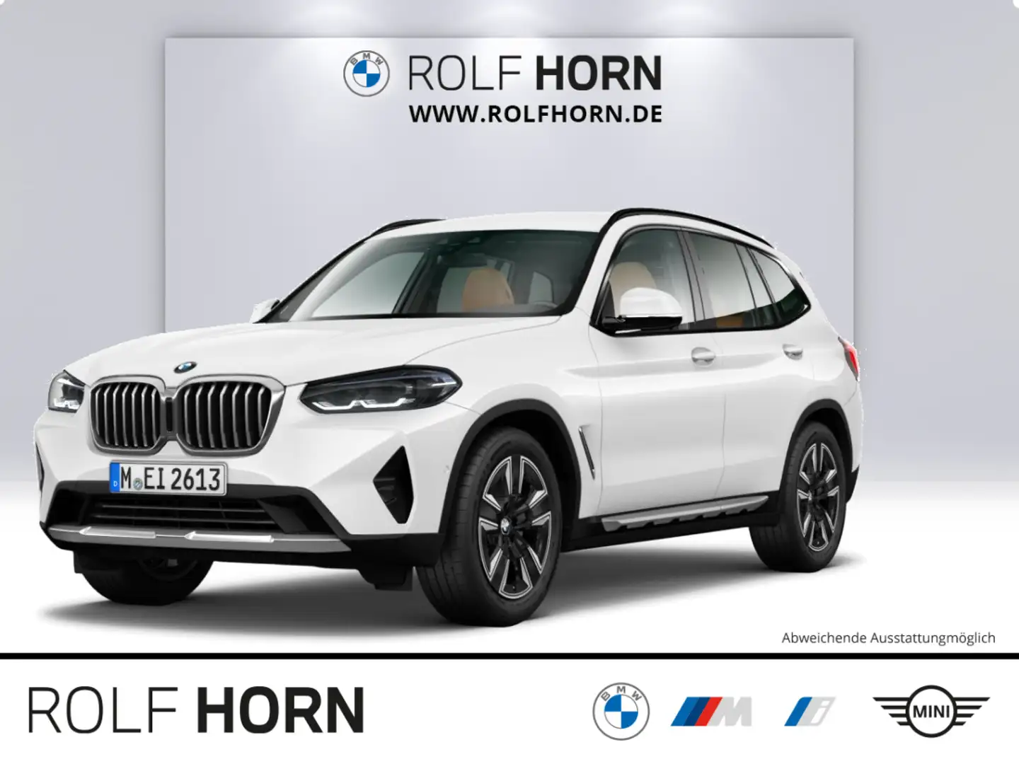 BMW X3 xDrive20d Navi RfKam harman/kardon DrivAssist Weiß - 1
