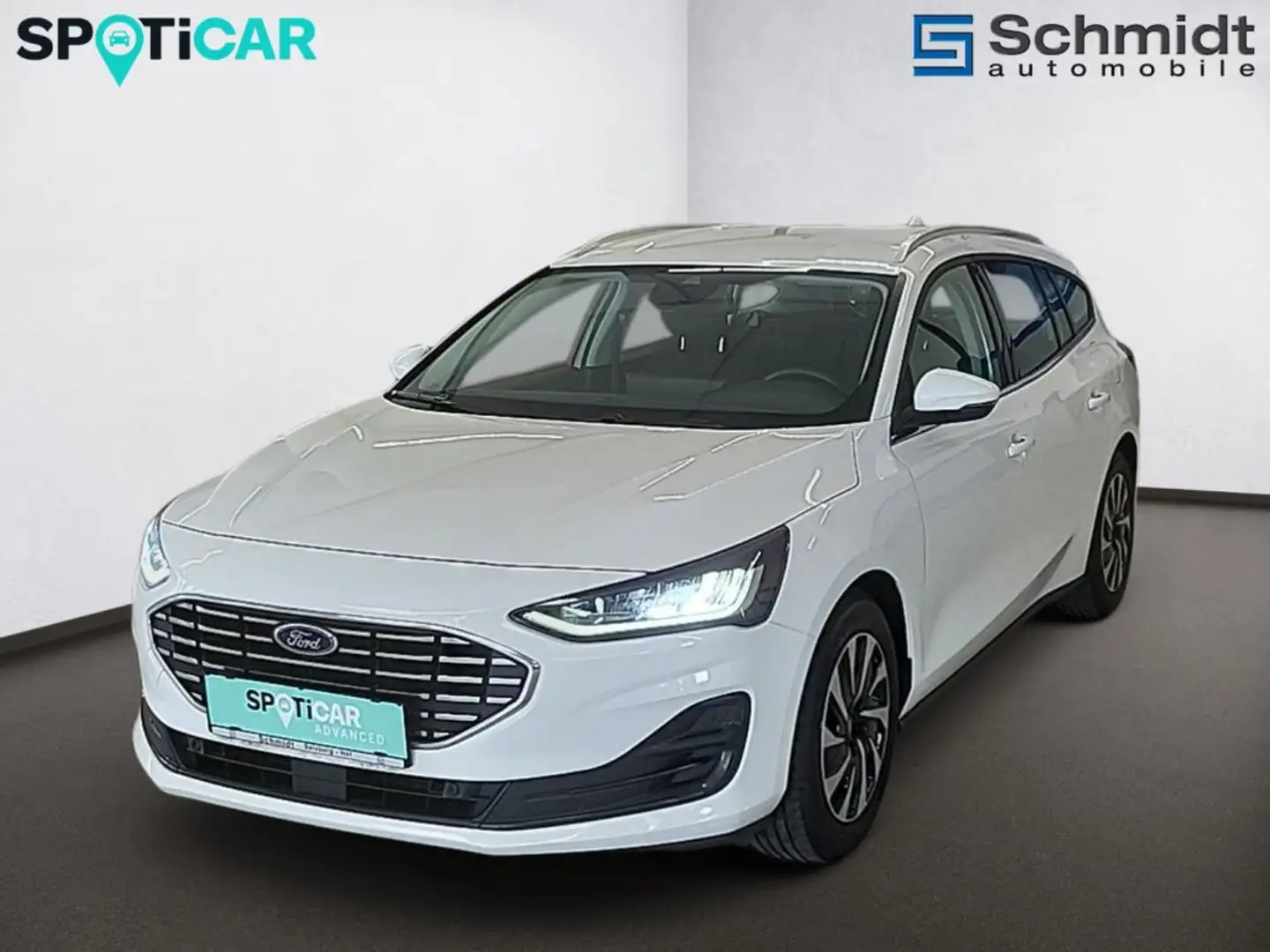 Ford Focus Turnier 1,5 EcoBlue Titanium Aut. Weiß - 1