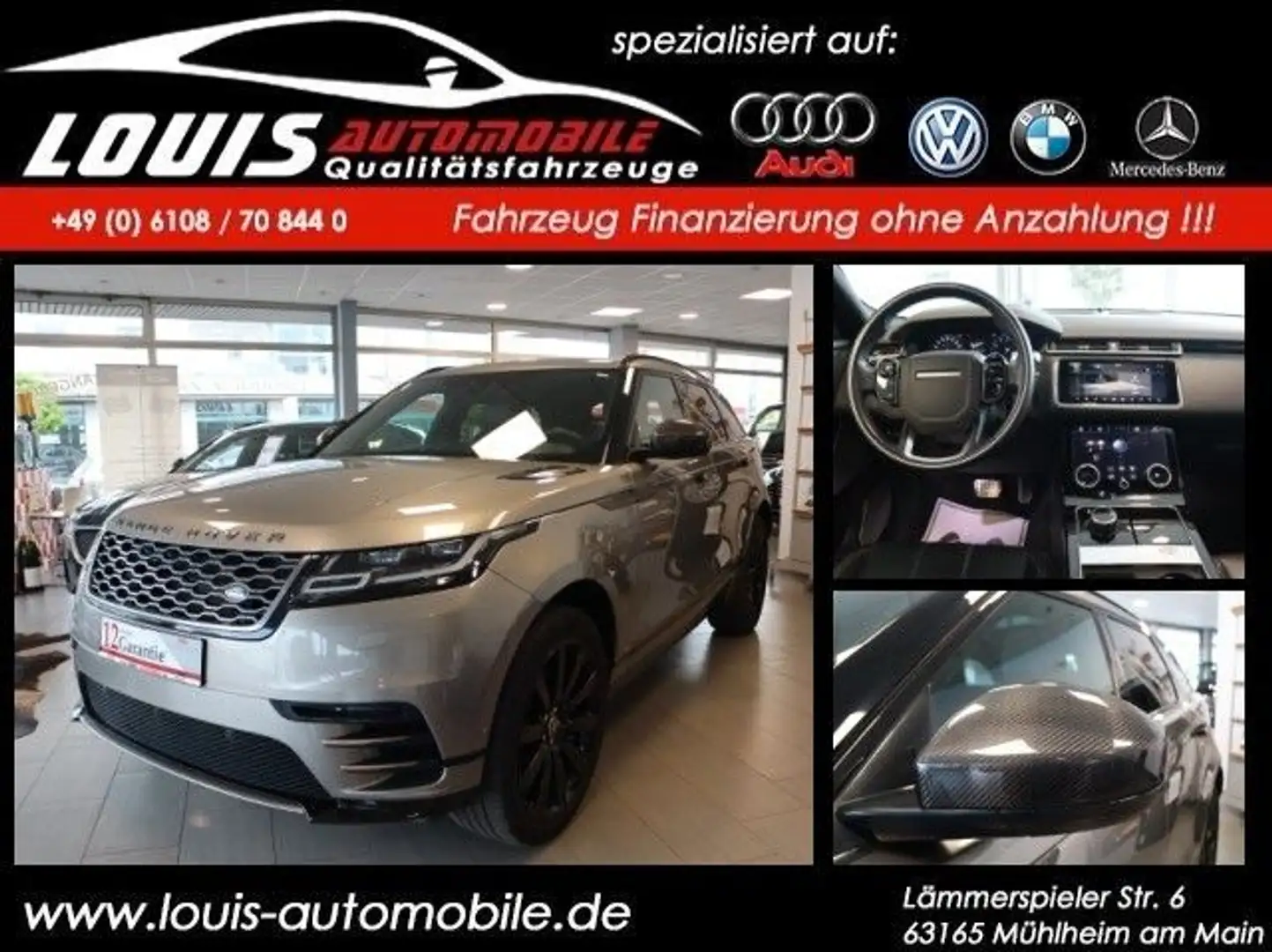 Land Rover Range Rover Velar R-Dynamic SE Leder/Panor./LED Silber - 1