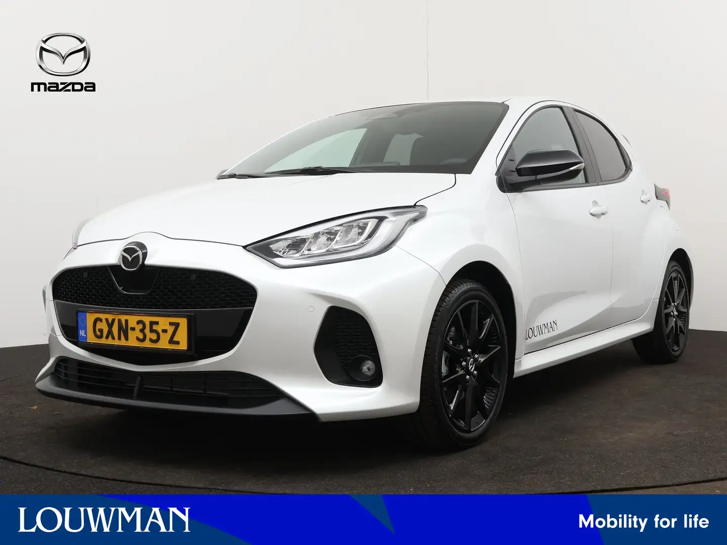 Mazda 2 Hybrid 1.5 Homura | Half Leder | Dodehoekdetector Blanc - 1