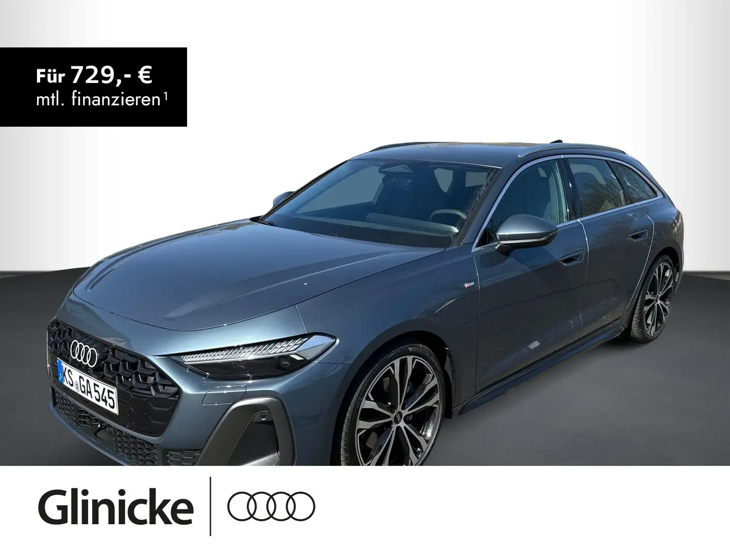 Audi A5 2.0 TFSI Avant quattro S-LINE AHK, MEMO Blau - 1