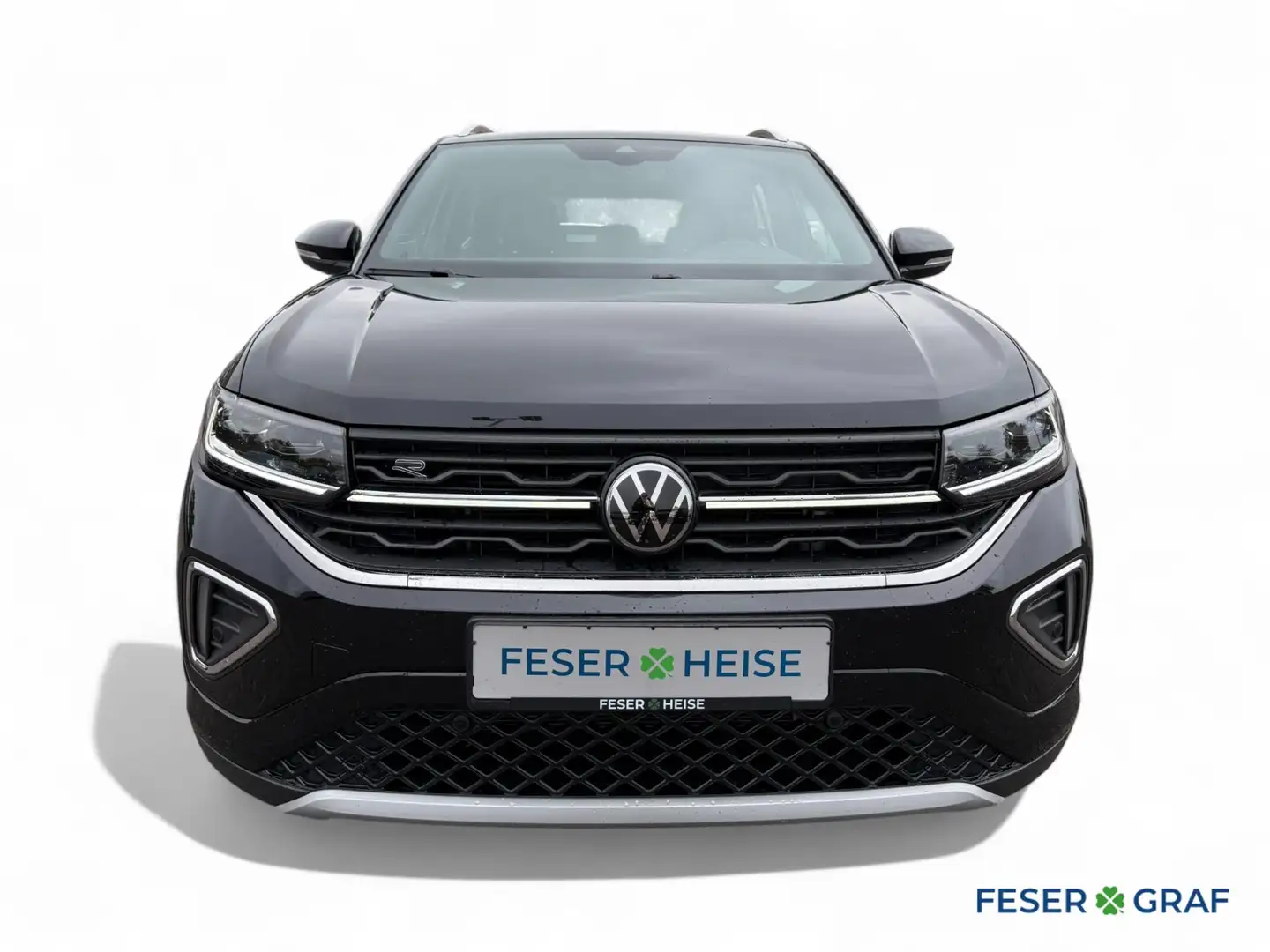 Volkswagen T-Cross 1.0 TSI R-Line DSG/LED/Rear View/Sitzhzg./Navi Schwarz - 2