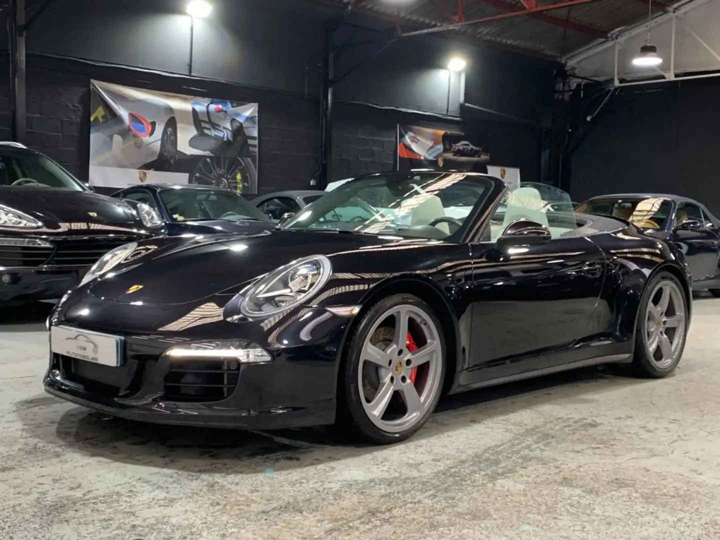 Porsche 991 991 CARRERA 4S CABRIOLET PSE/CHRONO/FRANCE Noir - 1