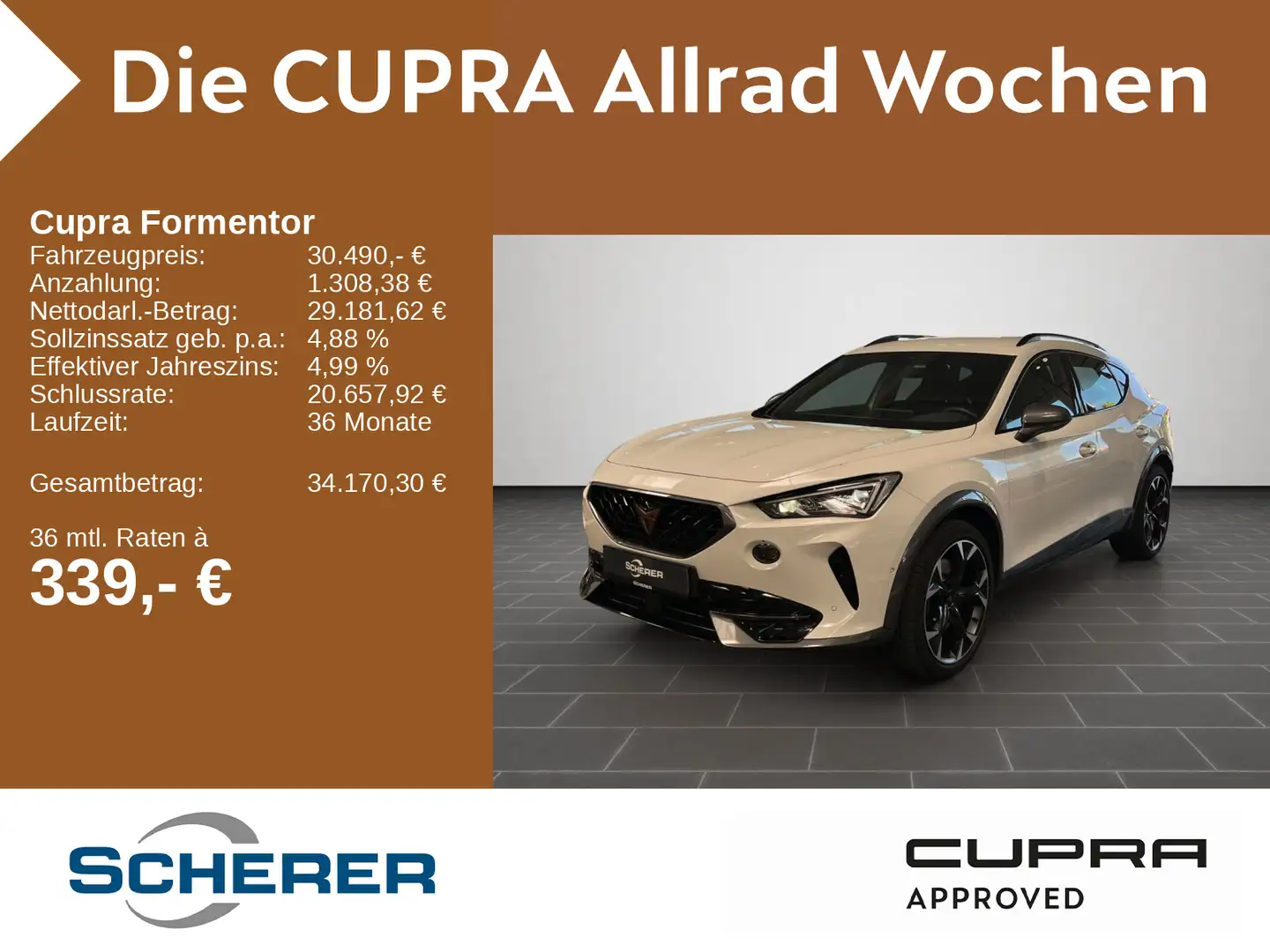 CUPRA Formentor VZ 2.0 TSI Weiß - 1