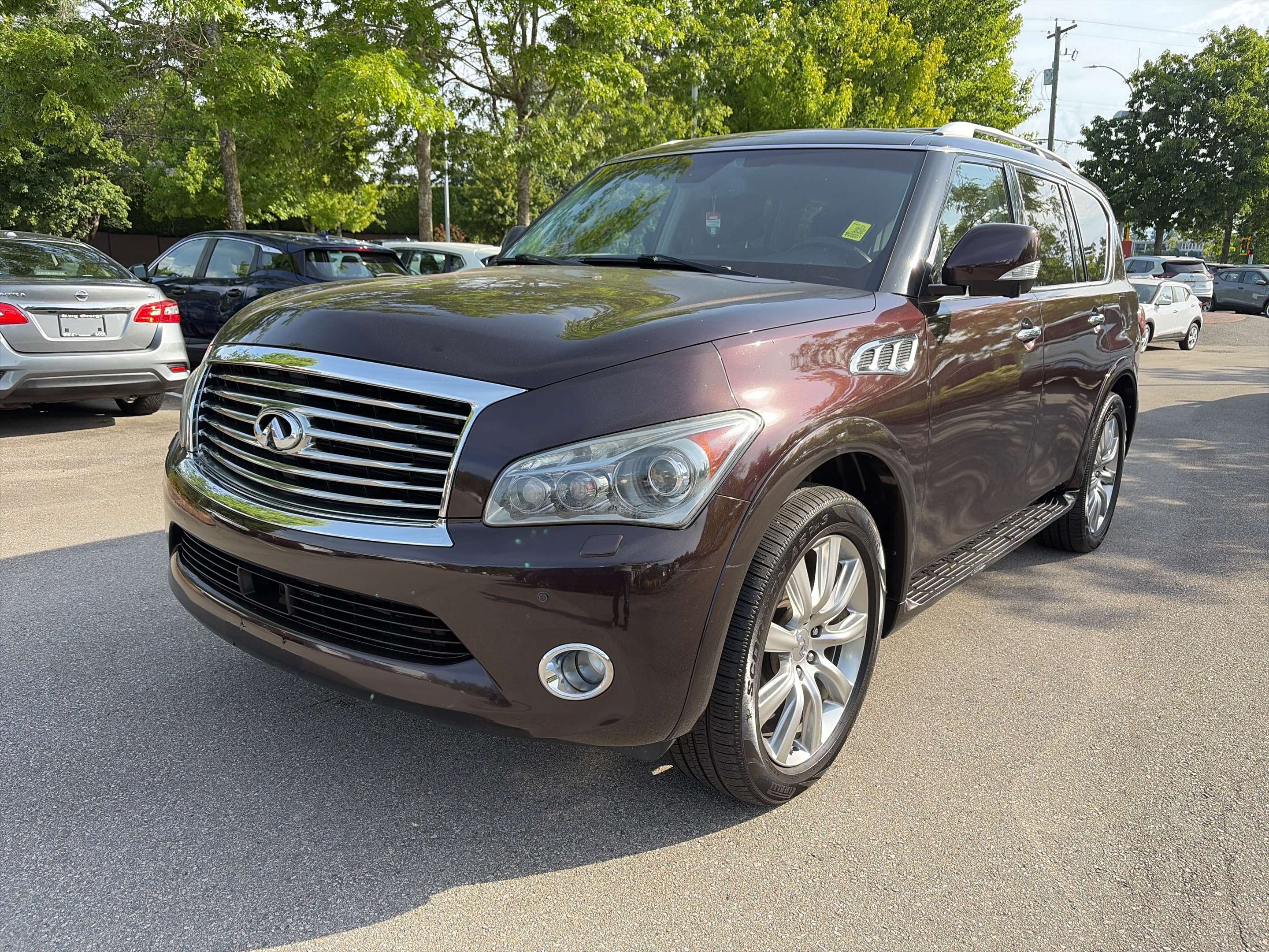 Black 2013 INFINITI QX56 SUV / Crossover Four-Wheel Drive Automatic