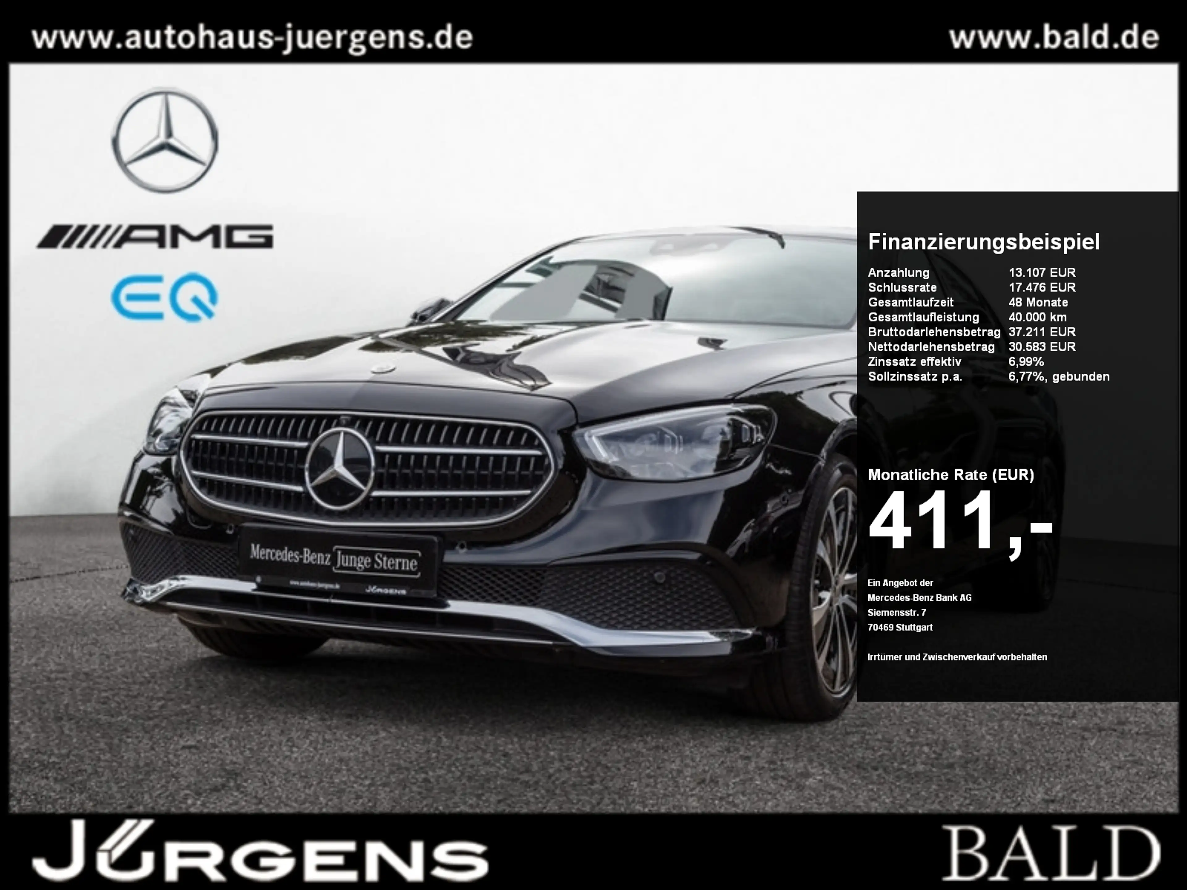 Mercedes-Benz E 450 4M Avantgarde/360/SHD/TV/Stdhz/Sitzklima