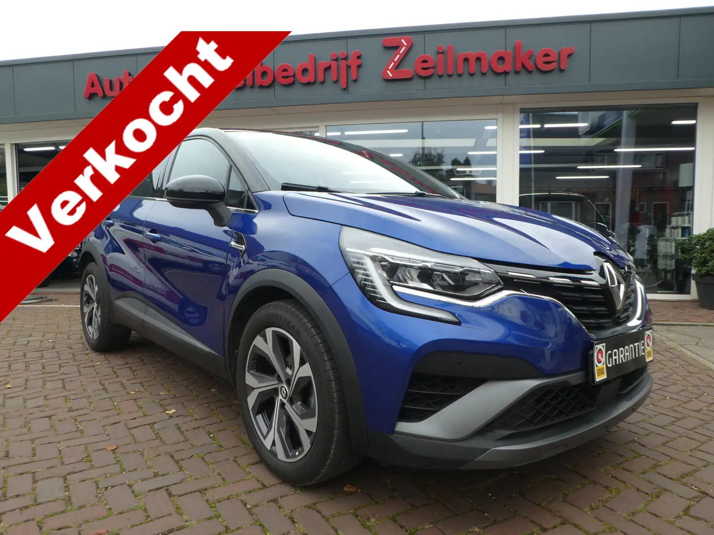 Renault Captur 1.3 TCe 140 R.S. Line Automaat, Navi, LED, Leer, C Blauw - 1