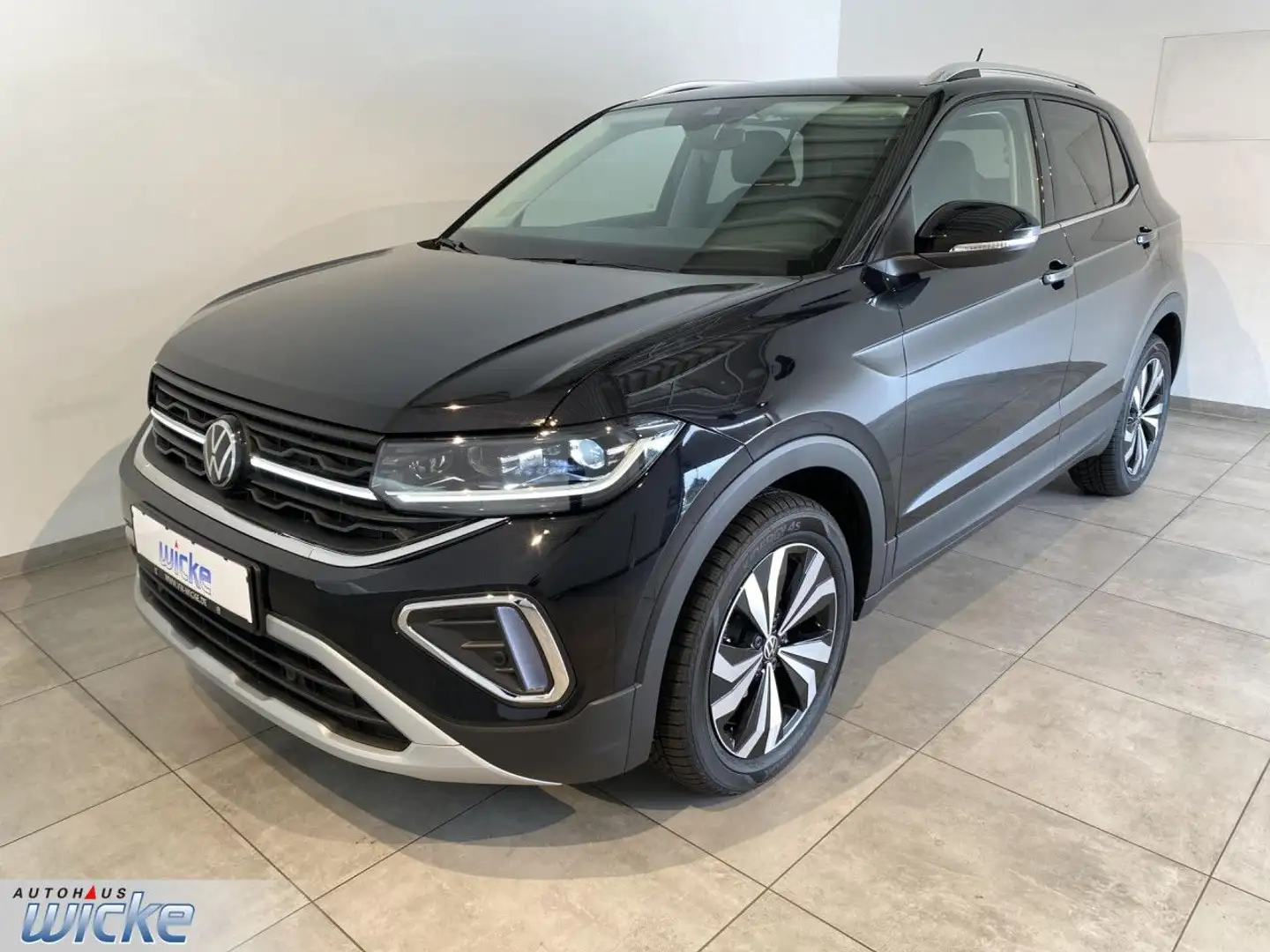 Volkswagen T-Cross 1.0 TSI DSG Style KLIMA VW CONNECT PDC LED Schwarz - 2