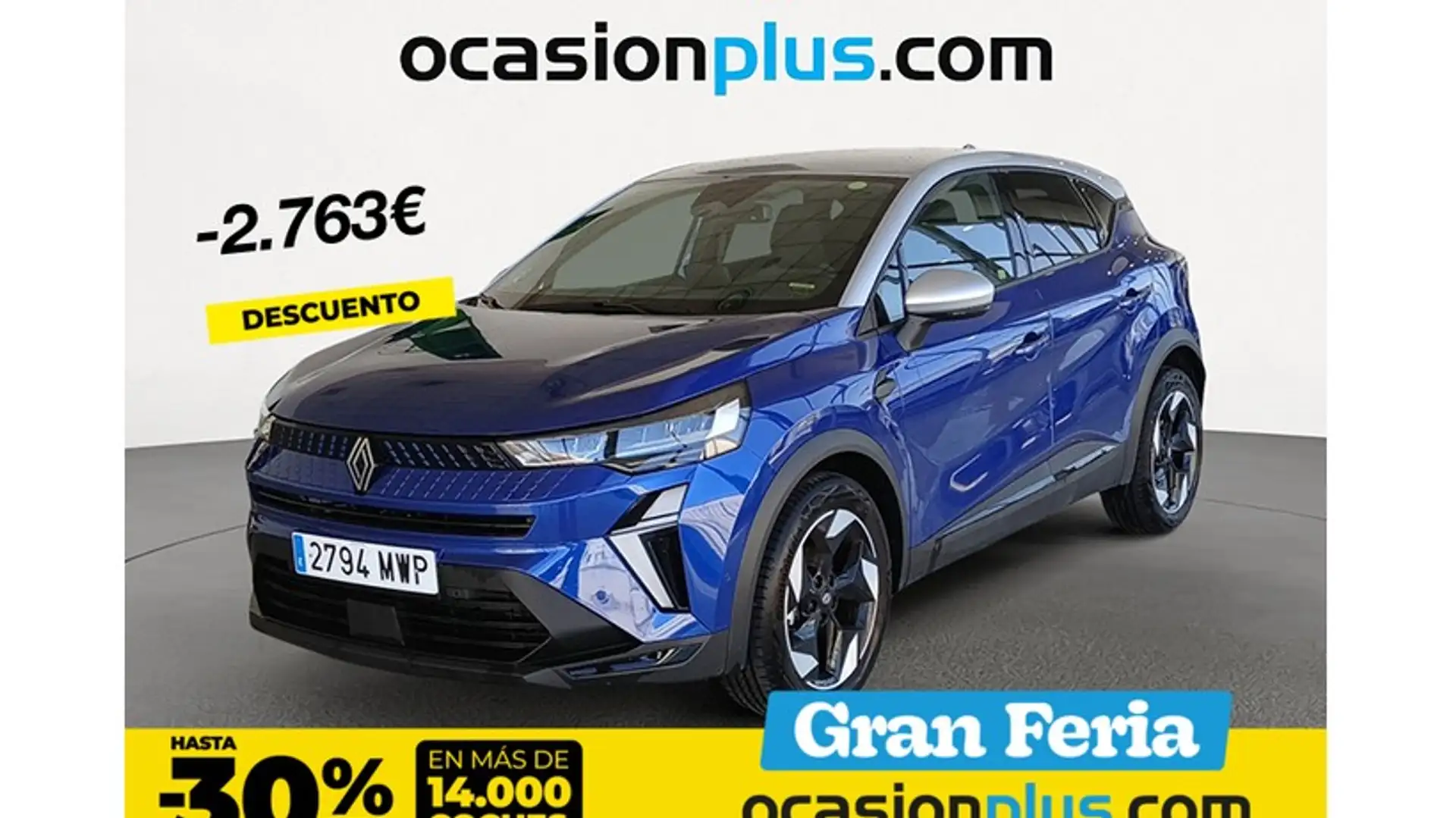 Renault Captur TCe GPF Micro Híbrido Techno EDC 117kW Azul - 1