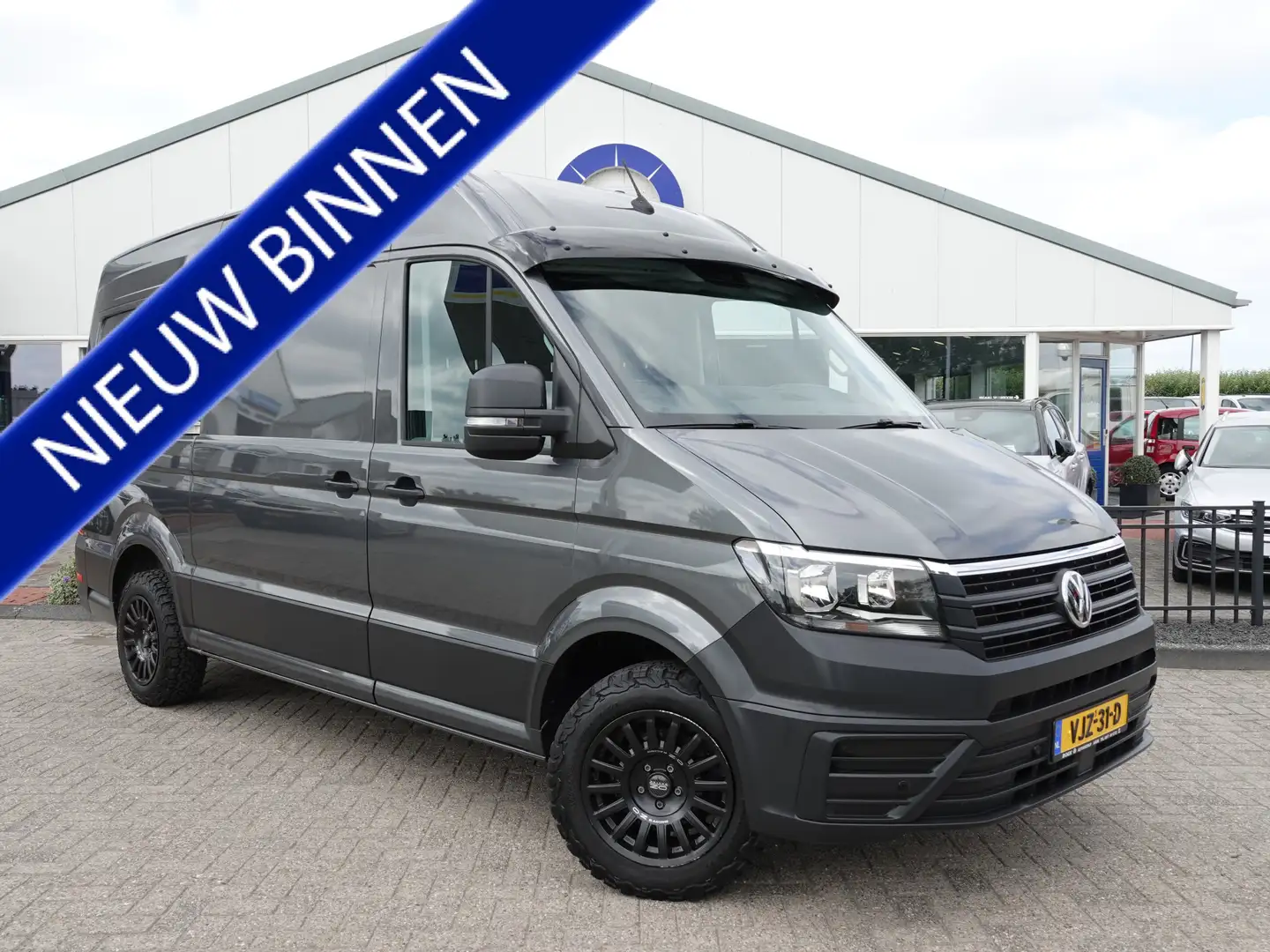 Volkswagen Crafter 35 2.0 TDI 170PK L3H2 MOOIE INRICHTING | TREKH. | Grijs - 1