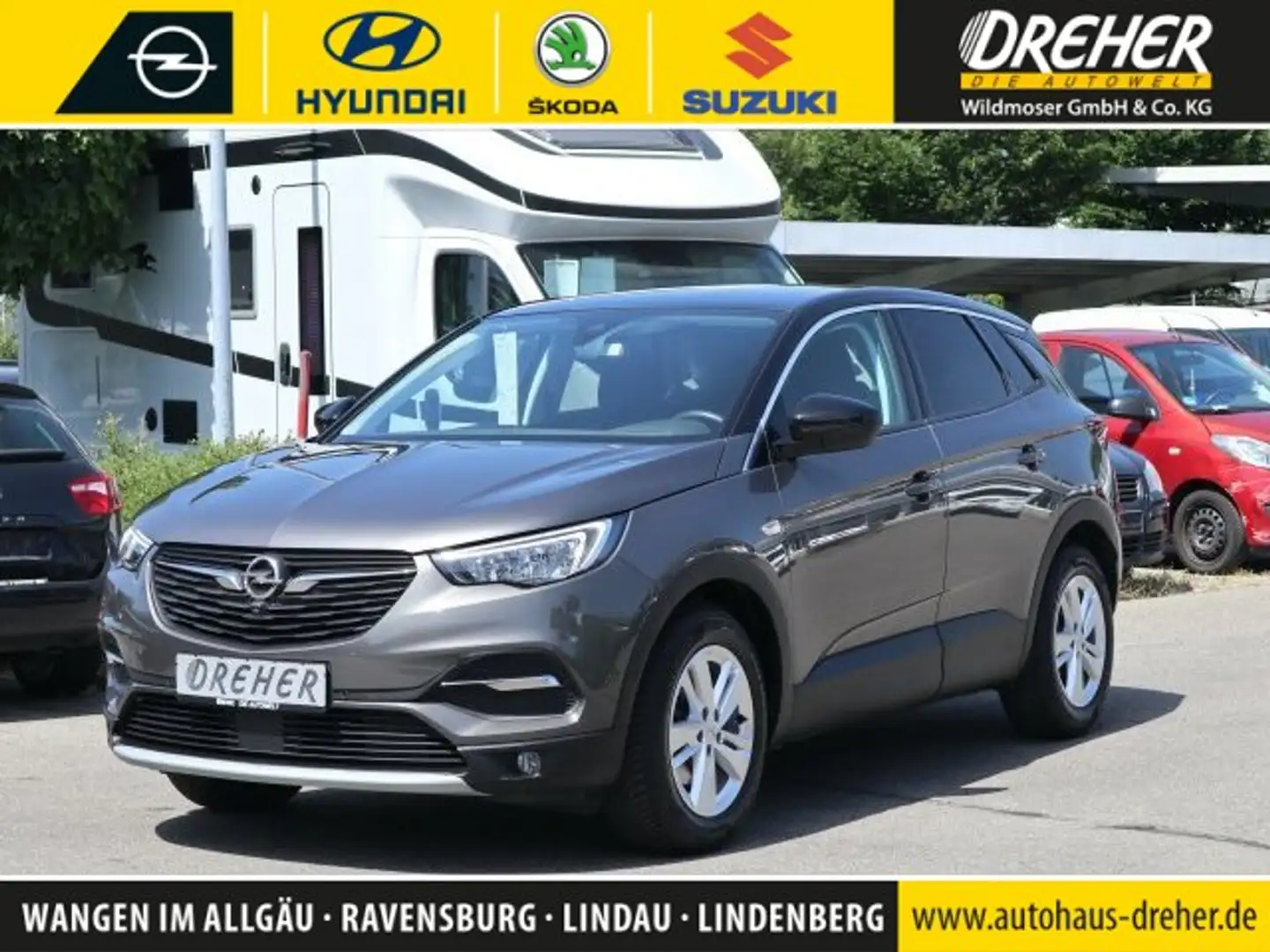 Opel Grandland Grandland X 1.2 Turbo 120 Jahre Navi/Kamera/LM Gris - 1