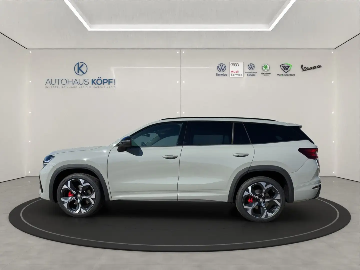 Skoda Kodiaq 2.0 TSI 265PS  DSG 4x4 RS*AHK*Head UP*7Si Grau - 2