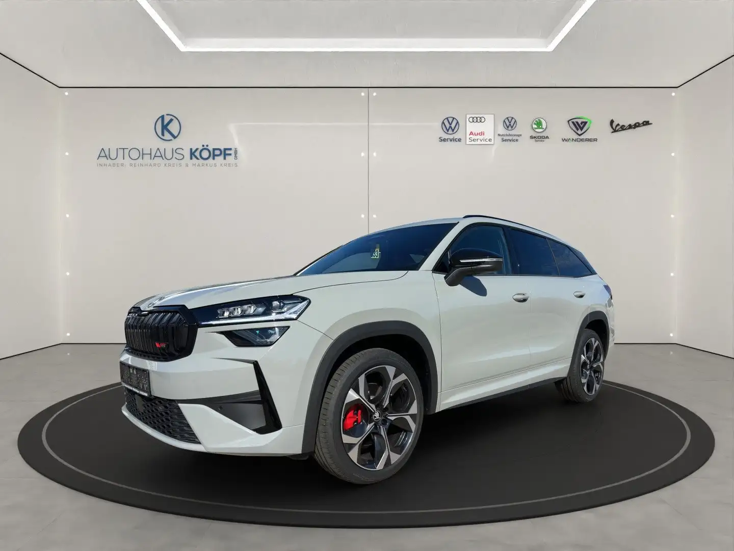 Skoda Kodiaq 2.0 TSI 265PS  DSG 4x4 RS*AHK*Head UP*7Si Grau - 1