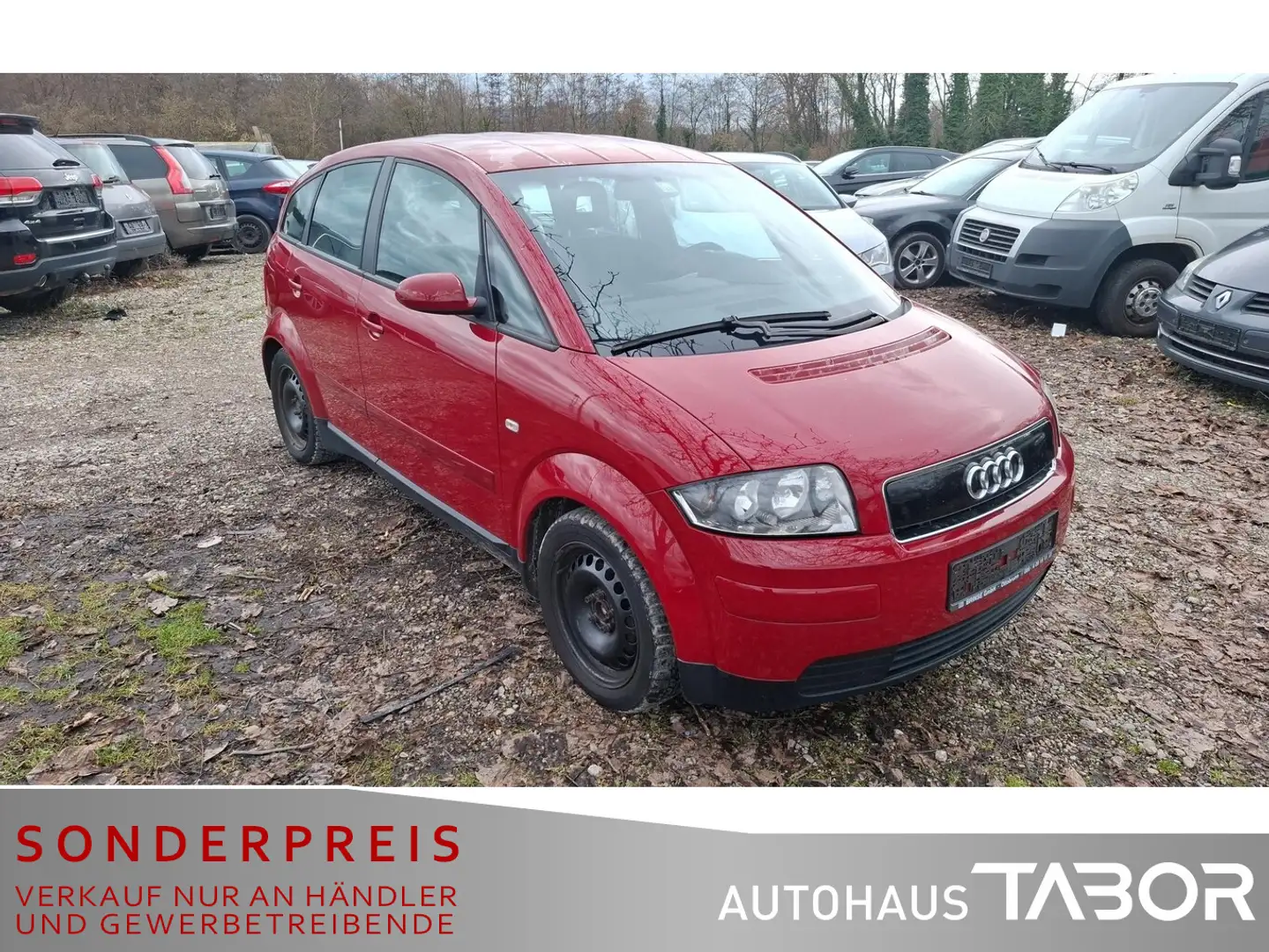 Audi A2 1.4 TDI Advance Klimaaut. LM ZV Rot - 2