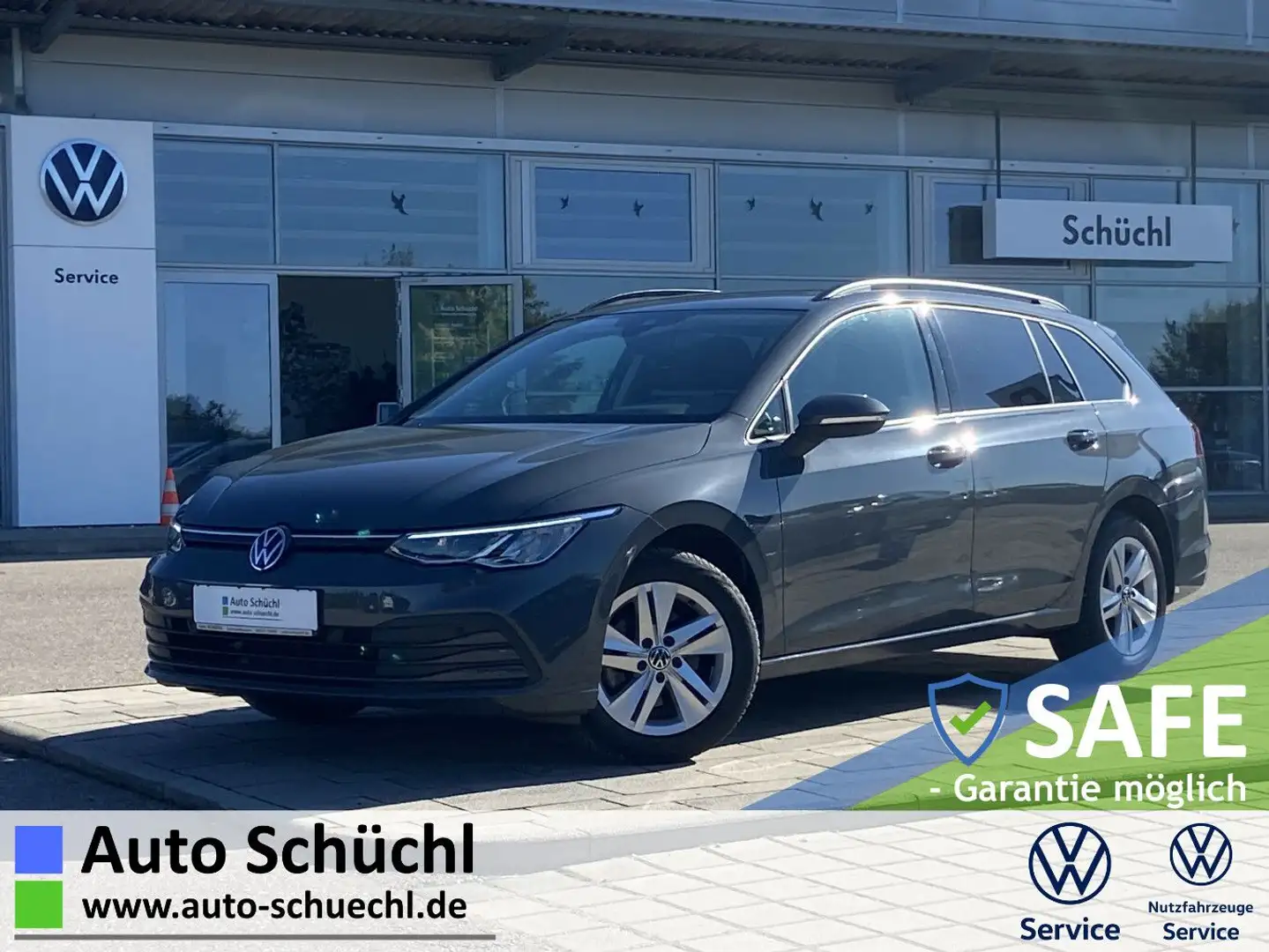 Volkswagen Golf Variant 1.5 eTSI DSG Life AHK+NAVI+LED+KAME Grau - 1