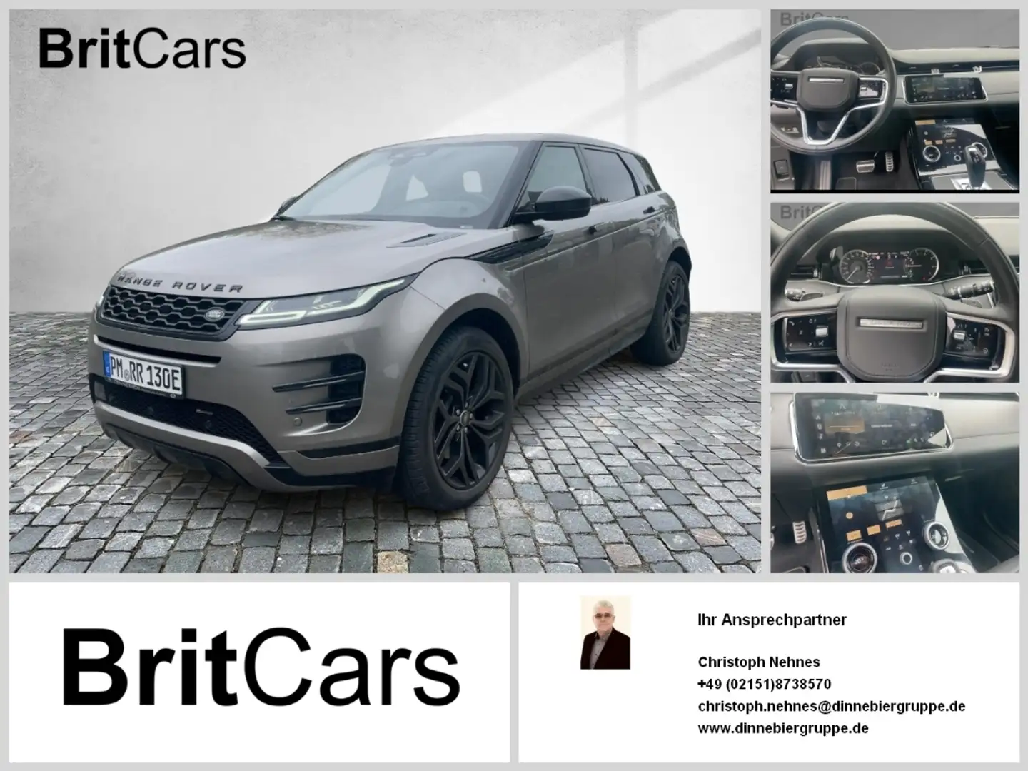 Land Rover Range Rover Evoque P300e R-Dynamic HSE Hybrid Silber - 1