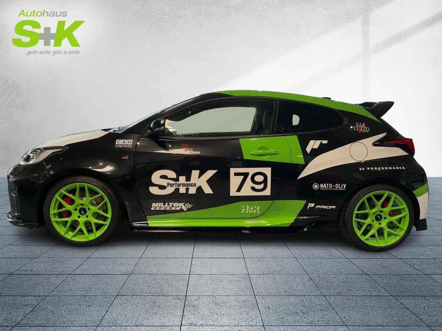 Toyota GR Yaris 1.6-l Turbo (192 kW, 261 PS), 1.6-l Turb Schwarz - 2