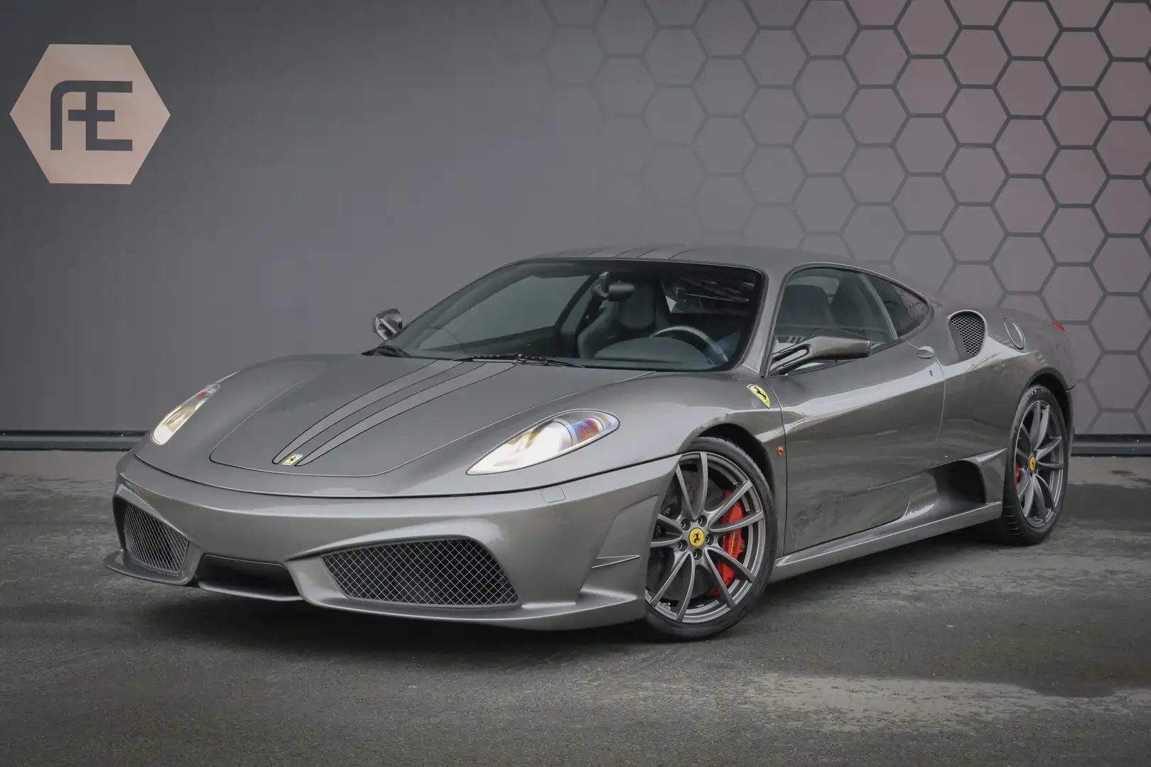 Ferrari F430 4.3 V8 Scuderia | PAINTED STRIPES | CERAMIC BRAKES Grijs - 1