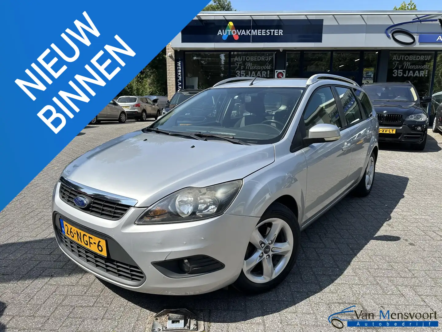 Ford Focus Wagon 1.6 Comfort 2eEig|Airco|Cruise|Trekhaak Grijs - 1