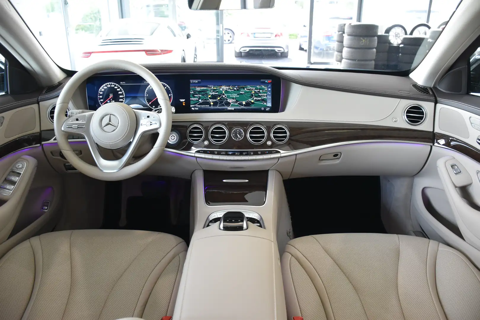 Mercedes-Benz S 350 d 4Matic 9G"LEDER BEIGE"DISTRONIC"STANDHEIZ"MBEAM Zwart - 1