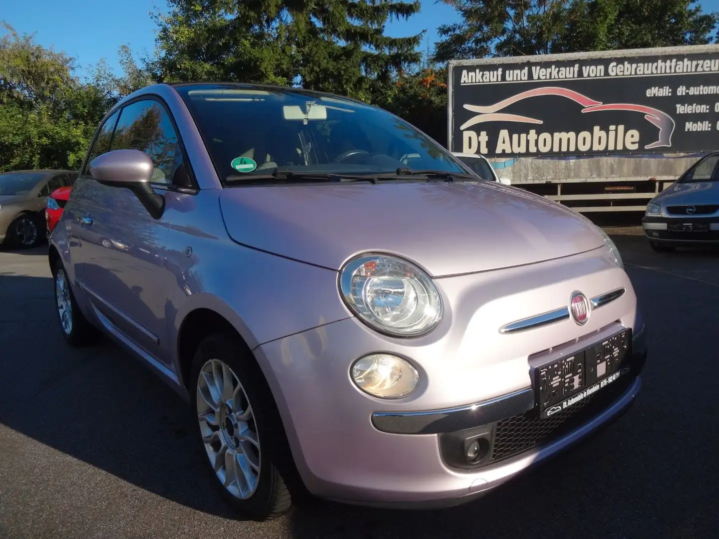 Fiat 500 Cabrio/ 1 Hand/Klima/Euro5/Tüv-Neu Mor - 1