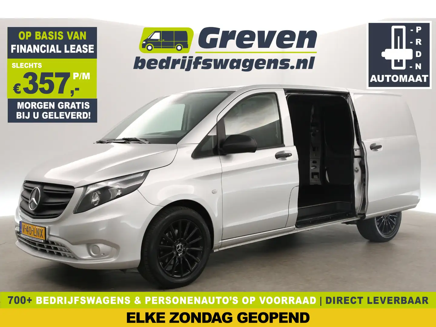 Mercedes-Benz Vito 114 CDI Lang 136PK Automaat Airco Cruise 3 Persoon Argent - 1