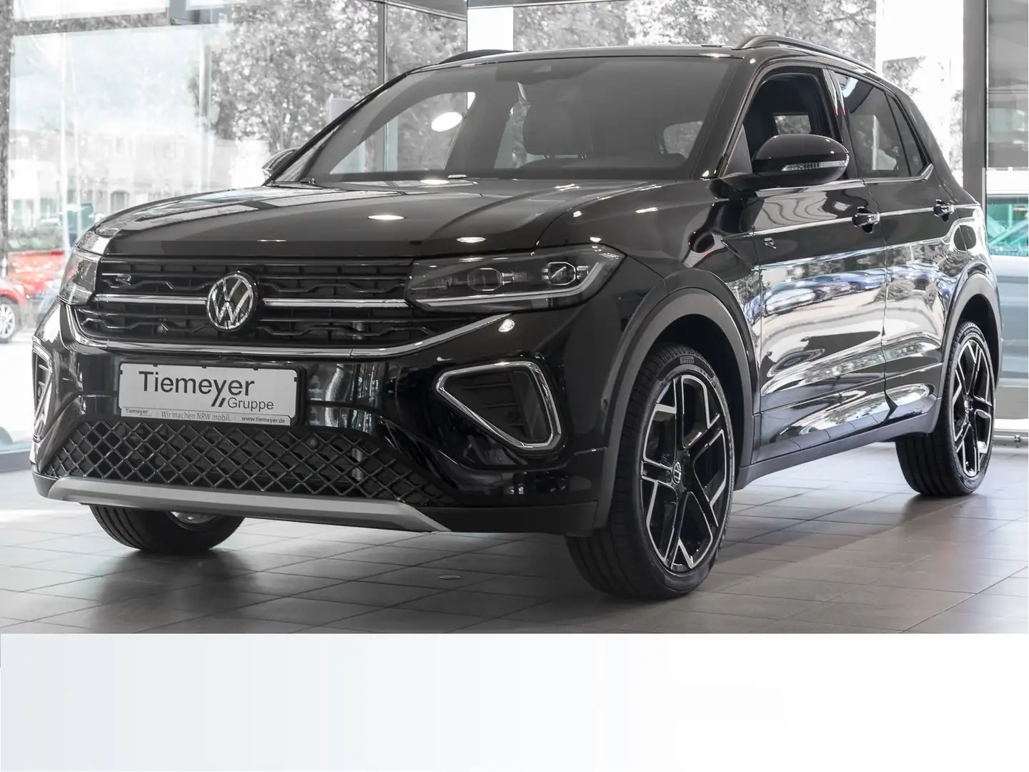 Volkswagen T-Cross 1.0 TSI DSG R-LINE LM18 ACC IQ.LIGHT PDC Schwarz - 2