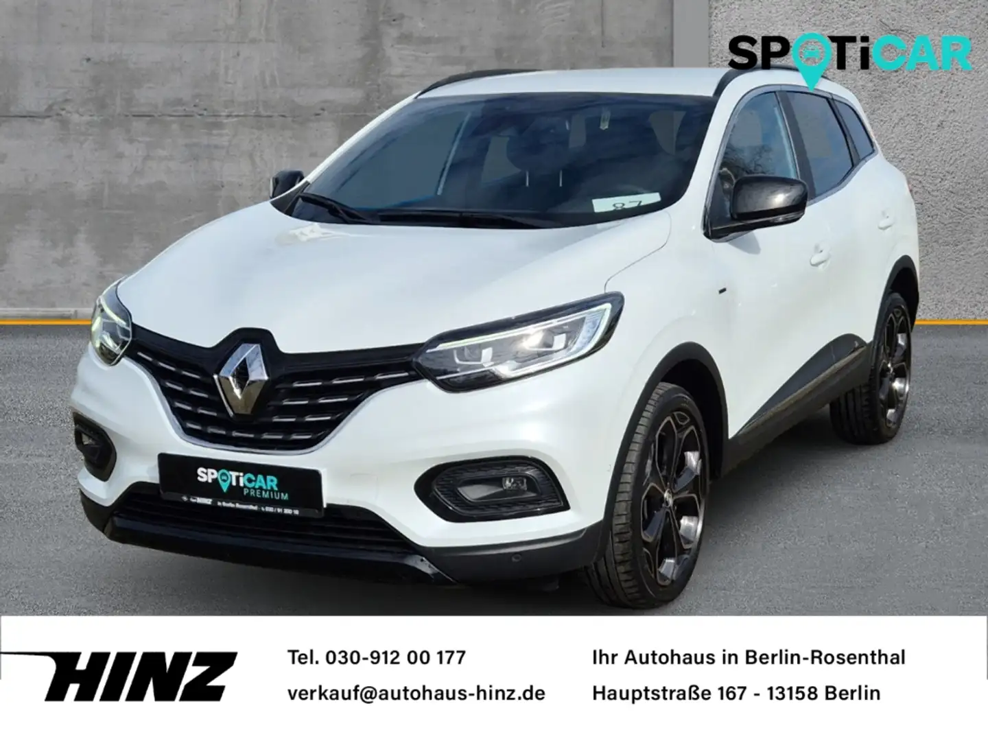 Renault Kadjar Black Edition 1.3, Multimedia,Kamera,Keyless, LED Bílá - 1