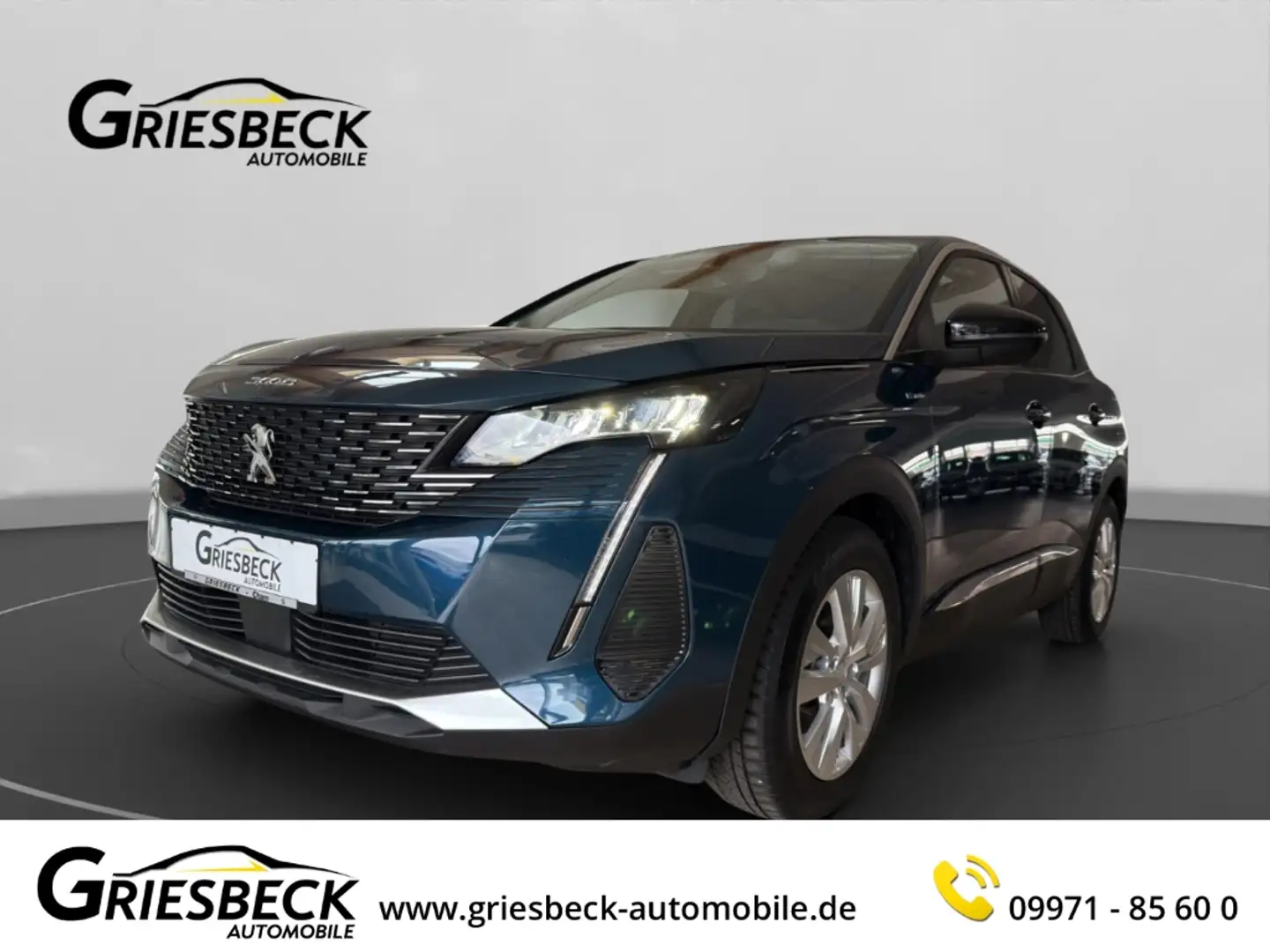 Peugeot 3008 Hybrid 225 Allure 1.6 Plug-In EU6d Navi Digitales Blau - 1