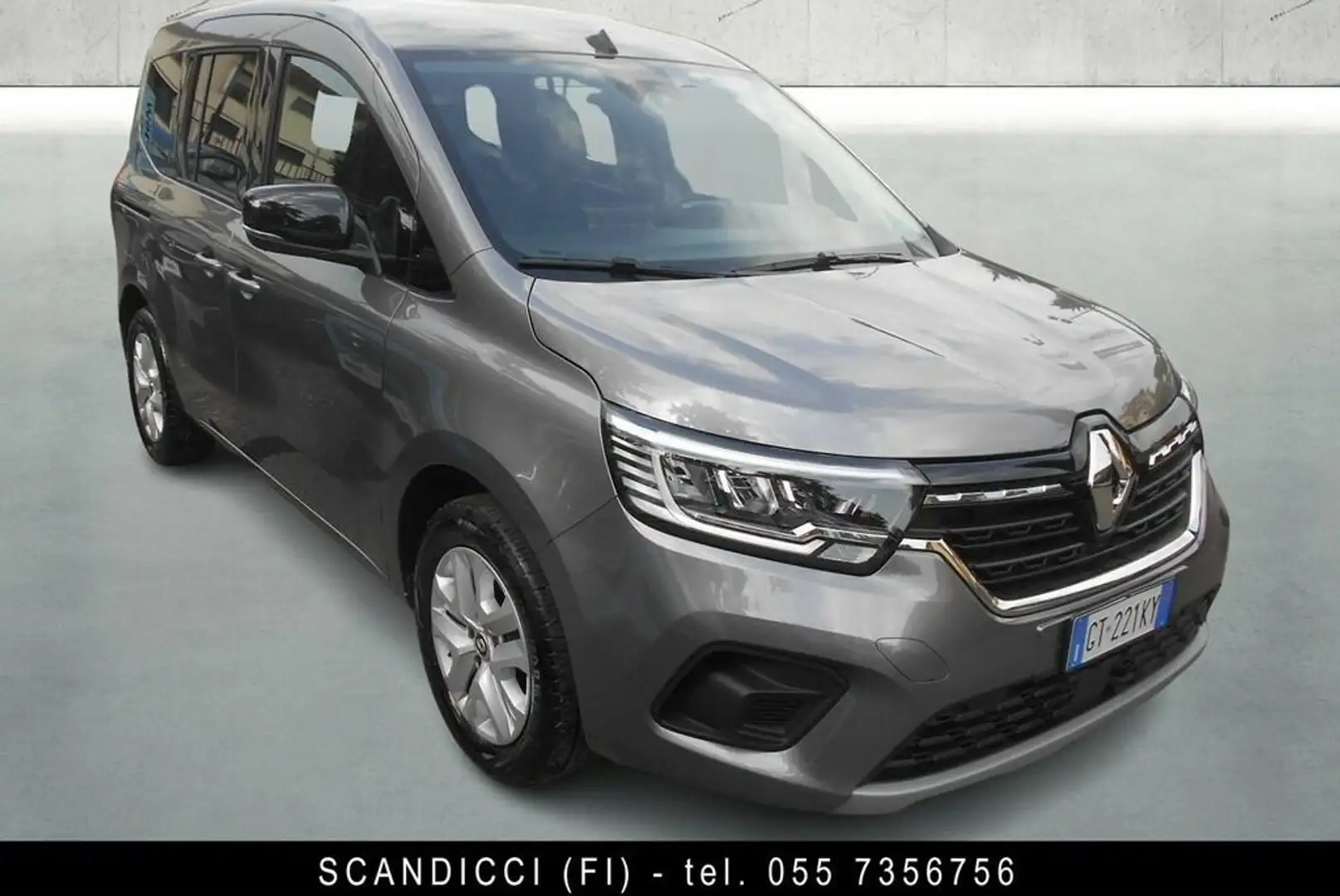 Renault Kangoo Passenger 1.3 tce Equilibre 100cv Grigio - 2
