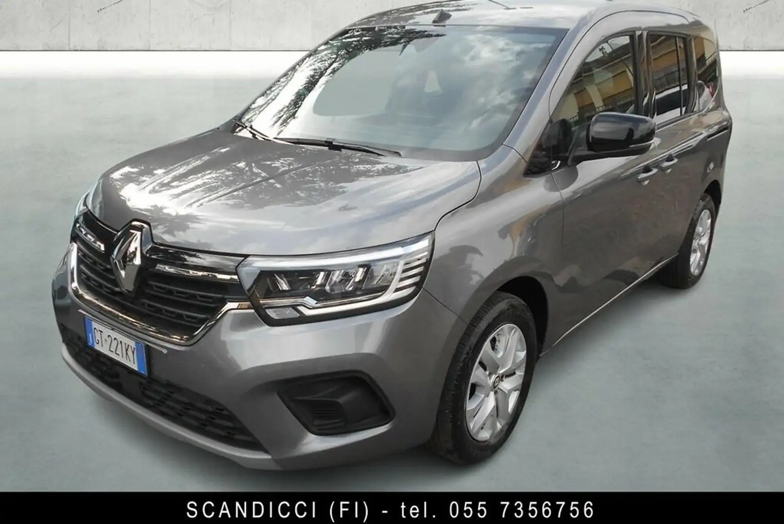 Renault Kangoo Passenger 1.3 tce Equilibre 100cv Grigio - 1