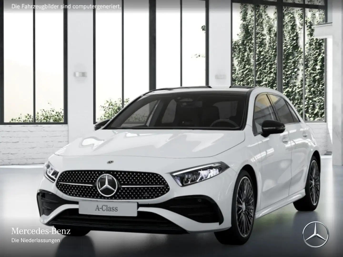 Mercedes-Benz A 180 AMG+NIGHT+PANO+LED+KAMERA+TOTW+KEYLESS+7G Blanc - 2