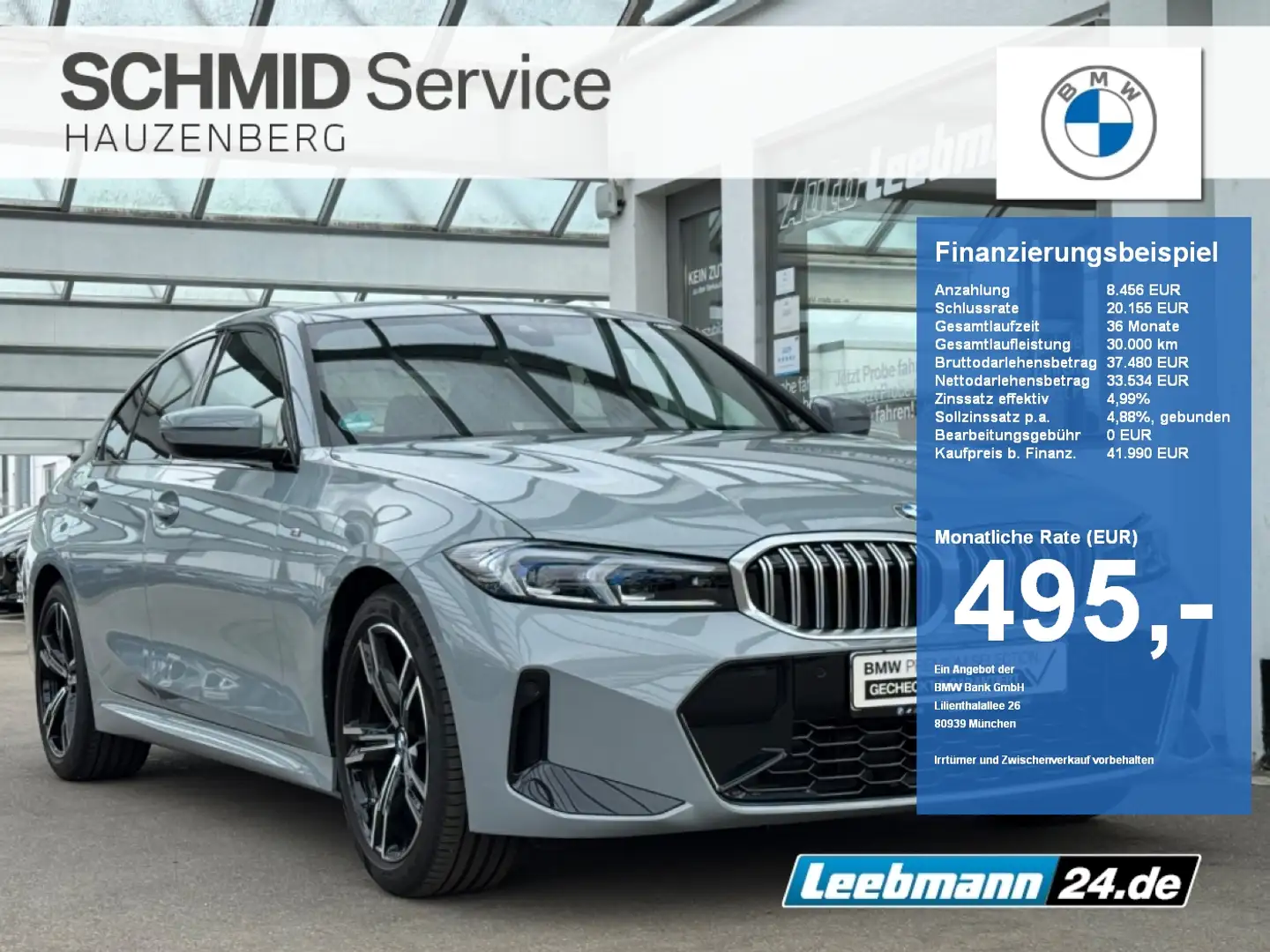 BMW 320 d Lim. M-Sportpaket HUD GARANTIE bis 03/2029 Szürke - 1