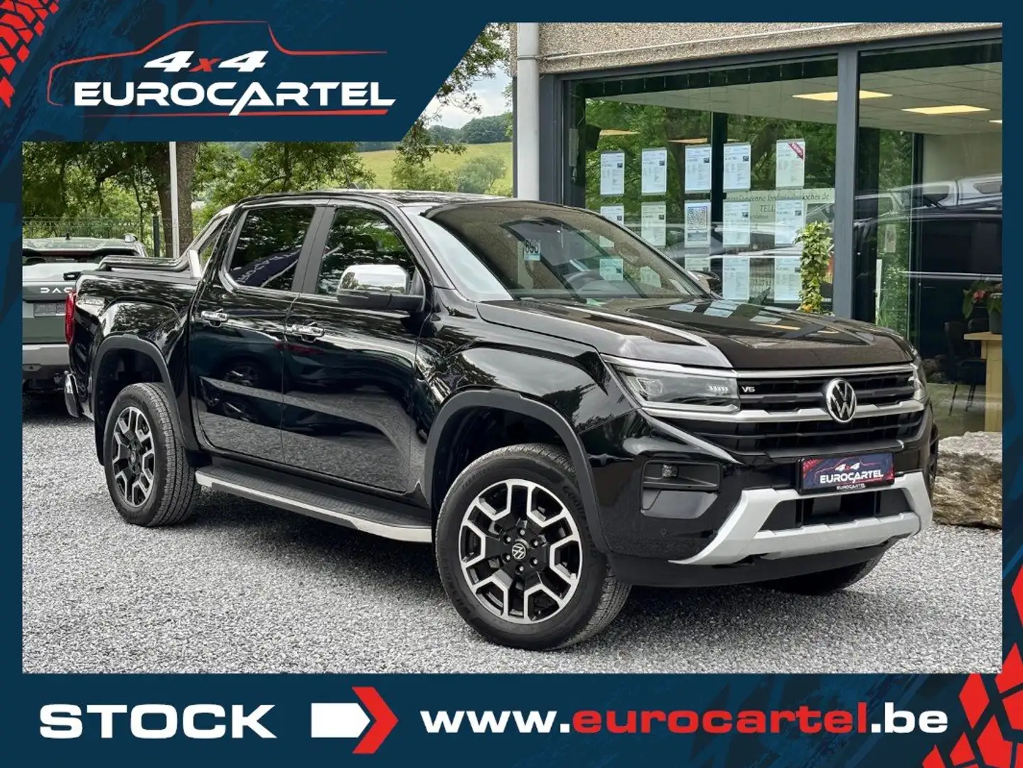 Volkswagen Amarok 3.0 V6 240 CV | VOLET | ATTACHE | 44.600 € HTVA Czarny - 1