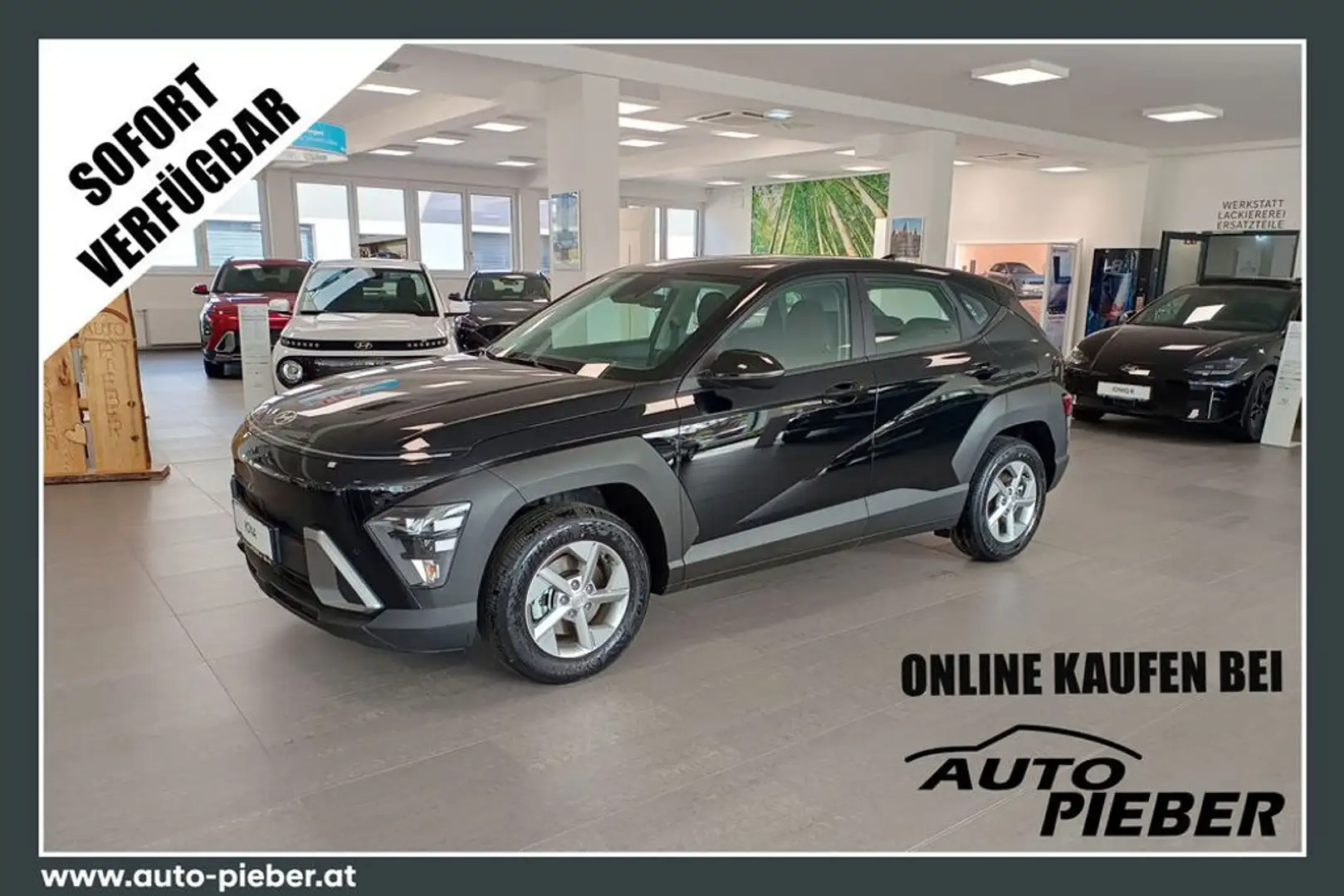 Hyundai KONA 1,6 GDI Hybrid Smart Line *LED*Navi*Klima* Schwarz - 1