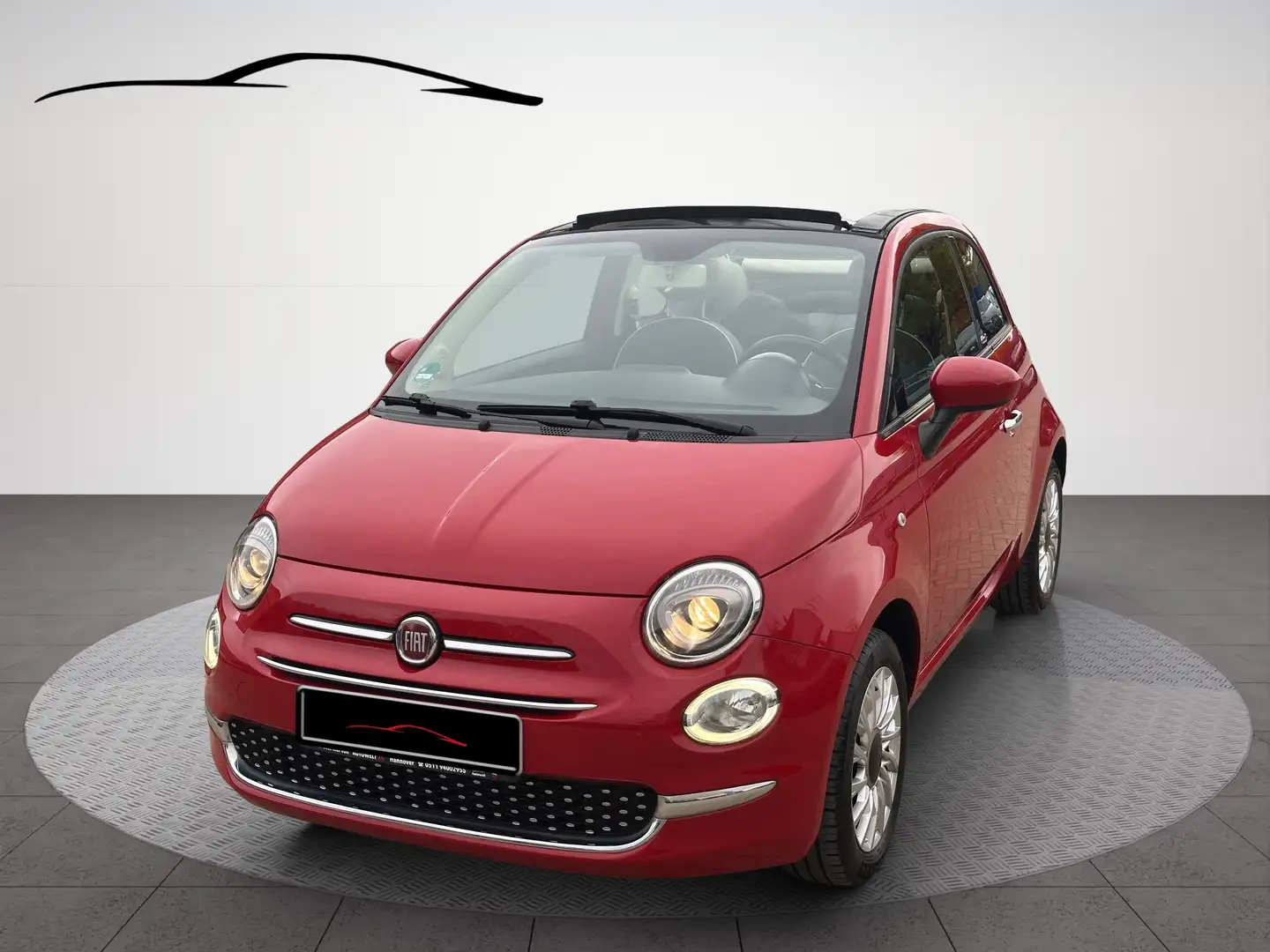 Fiat 500C Lounge Cabrio / LED / KLIMA / 12 MONATE GARANTIE Rouge - 1