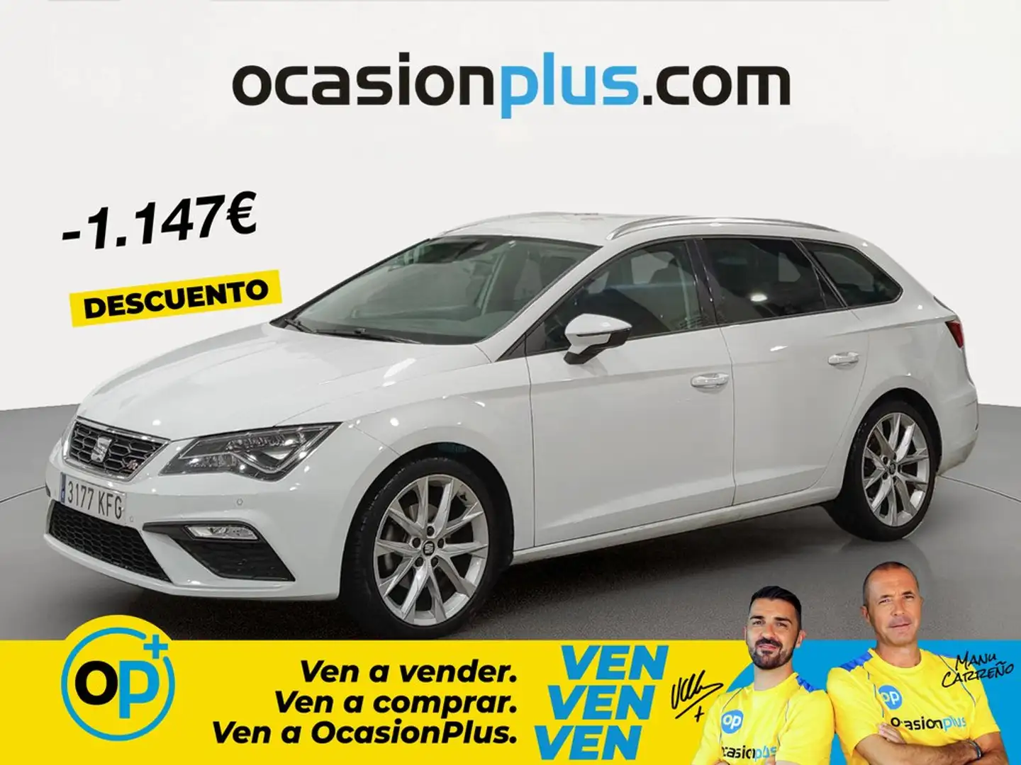 SEAT Leon ST 2.0TDI CR S&S FR 150 Blanco - 1