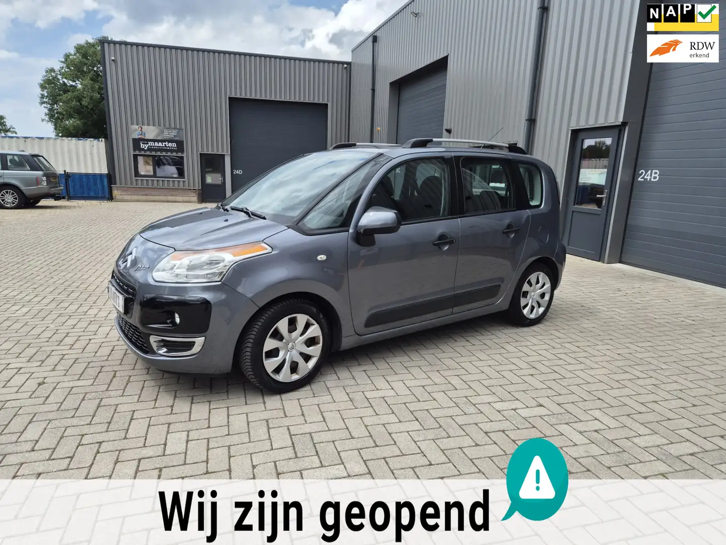 Citroen C3 Picasso 1.4 VTi Aura TOP OCCASION 2e EIGENAAR Grijs - 1