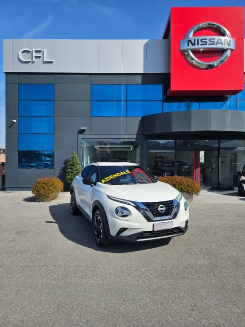 Nissan Juke 1.0 DIG-T 114 CV N-Connecta Bianco - 1