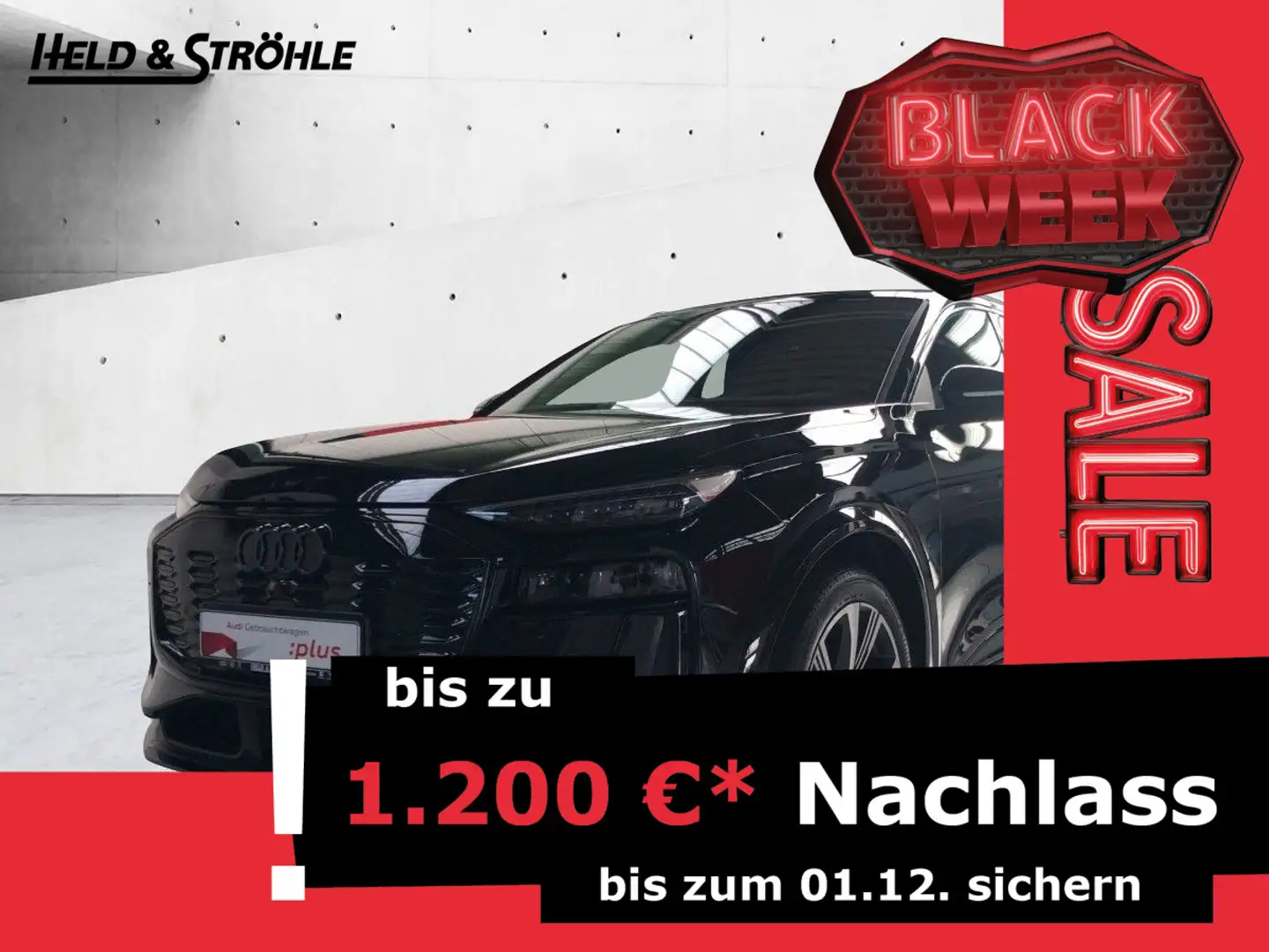 Audi SQ6 e-tron SQ6 e-tron 21 ACC B&O HuD LUFT MATRIX PANO Zwart - 1