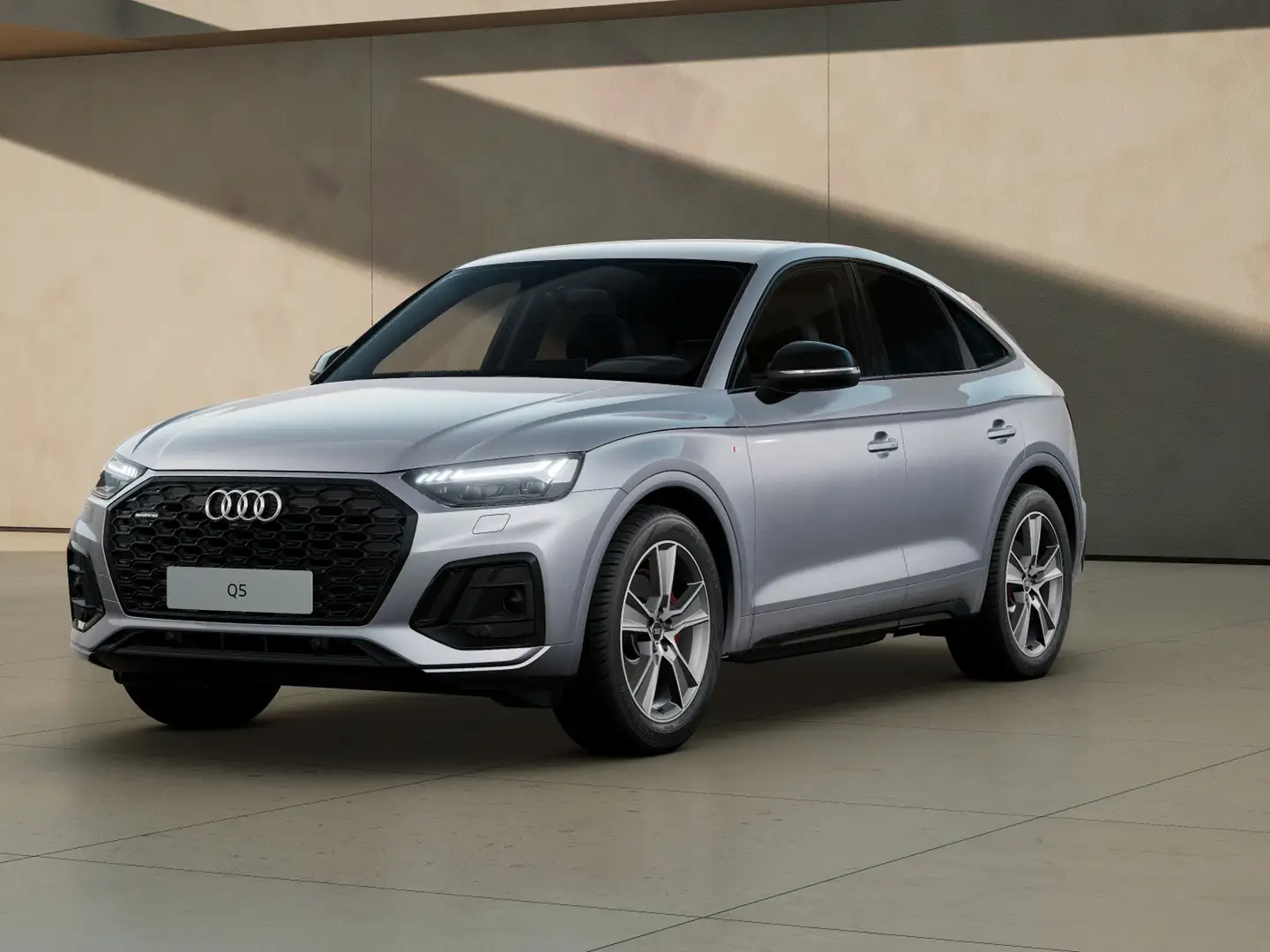 Audi Q5 sportback 40 2.0 tdi mhev 12v s line plus quattro Argent - 1