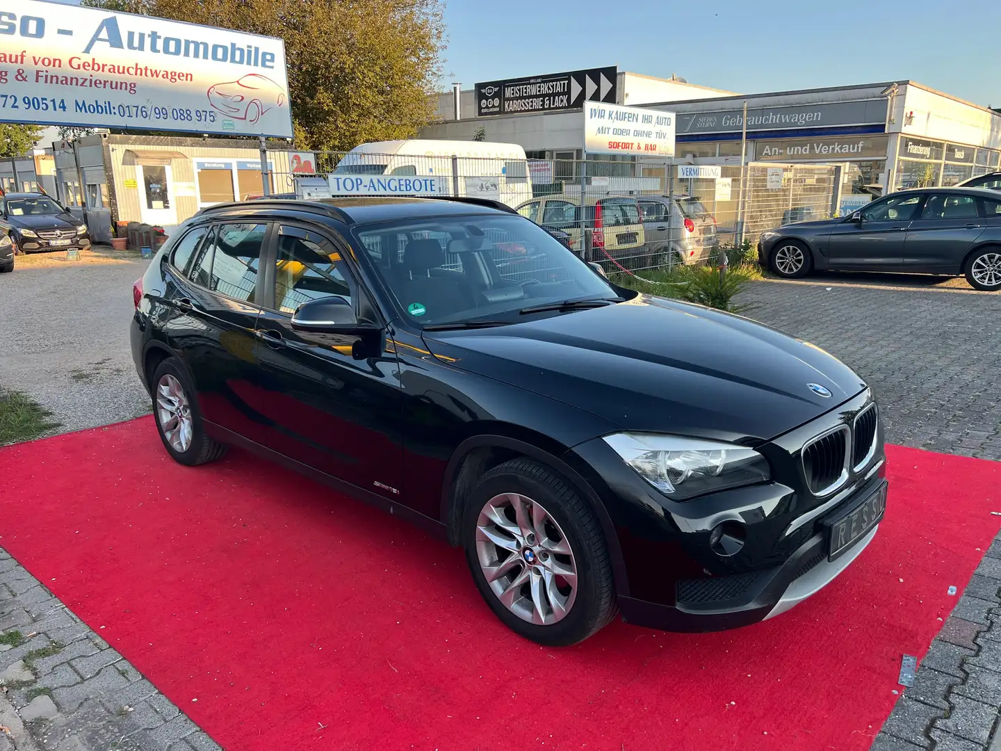 BMW X1 sDrive 18i *2-HAND*KLIMA*GEPFLEGT*EU-6*HU NEU* Schwarz - 2