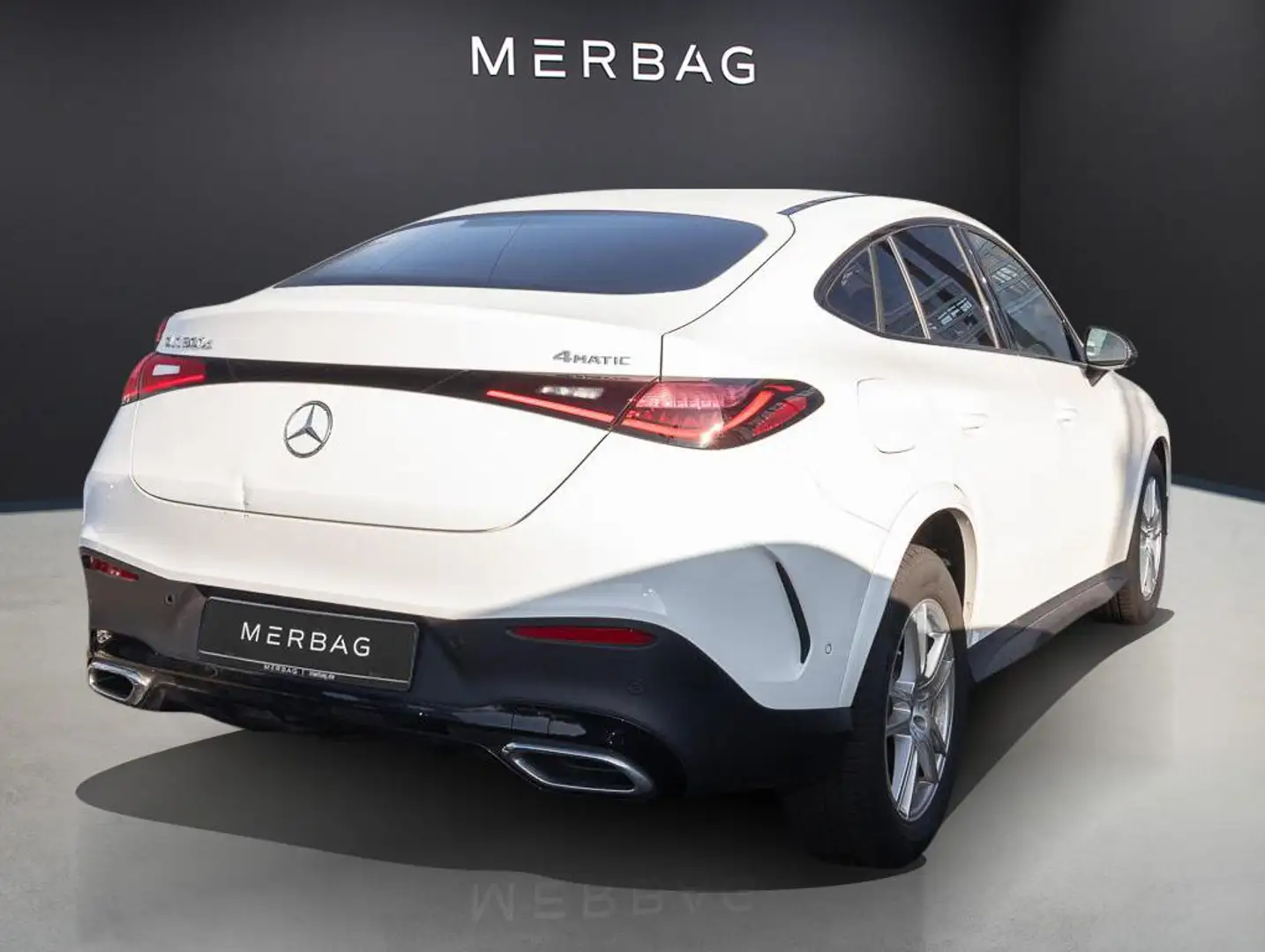 Mercedes-Benz GLC 300 d 4MATIC Coupé Pano SpurW Sport W-Paket Weiß - 2