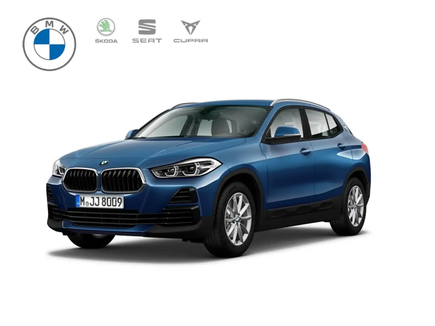 BMW X2 HUD AHK-abnehmbar Navi Soundsystem LED ACC El. Hec Blau - 1